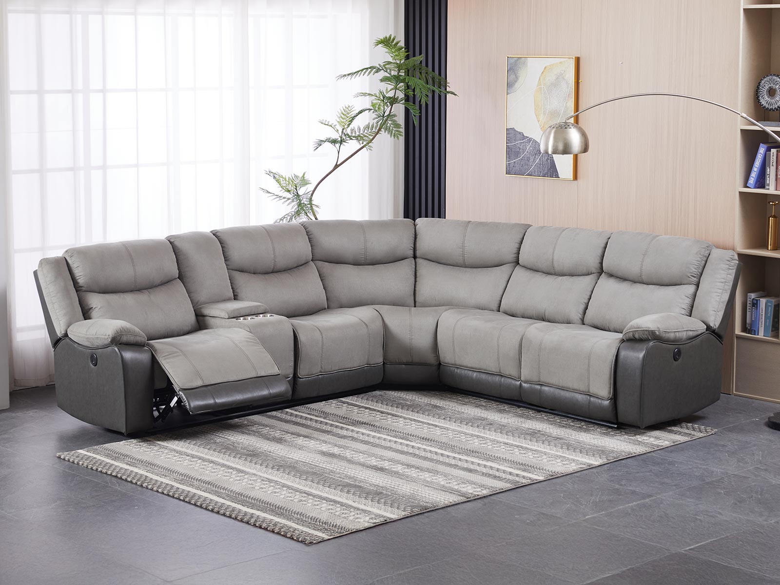Sala Audrey Power Modular #Color_LightGrey-Gris