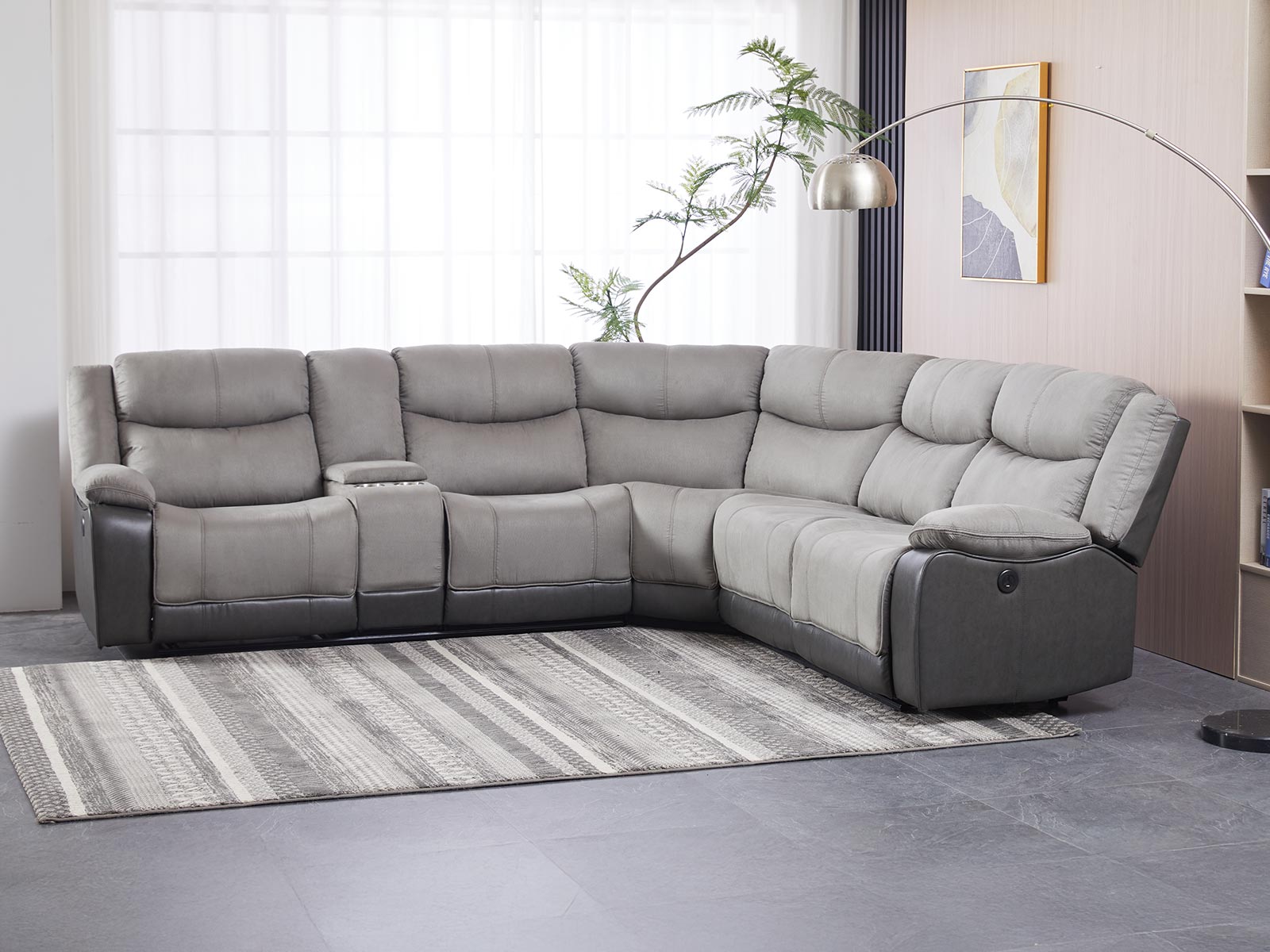 Sala Audrey Power Modular #Color_LightGrey-Gris