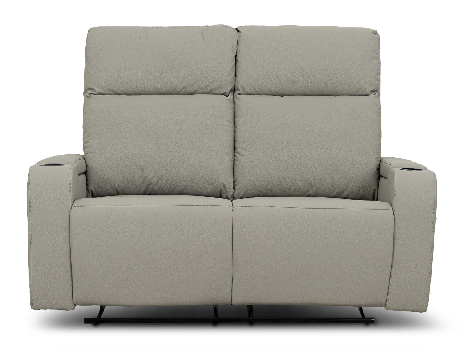 Loveseat Bradford Recliner Storage #Color_SilverPU"8991"