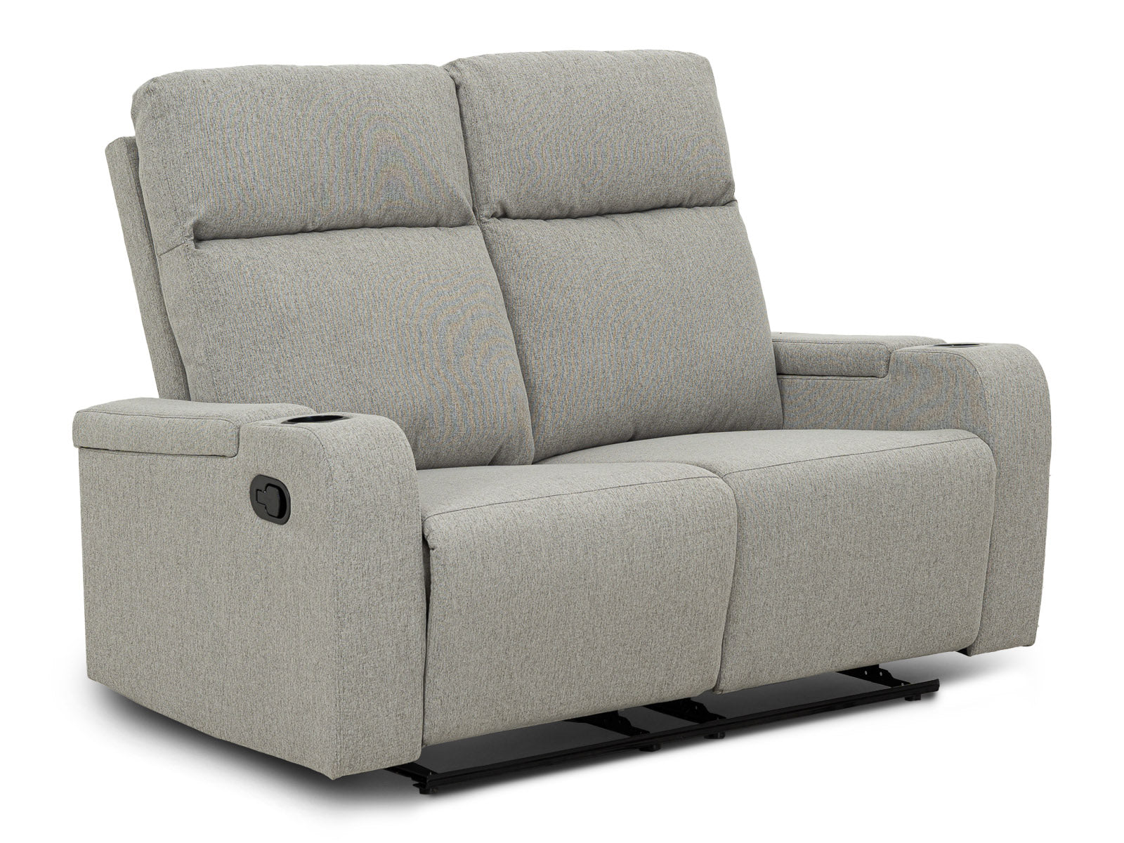 Loveseat Bradford Recliner Storage #Color_SilverTela"9011"