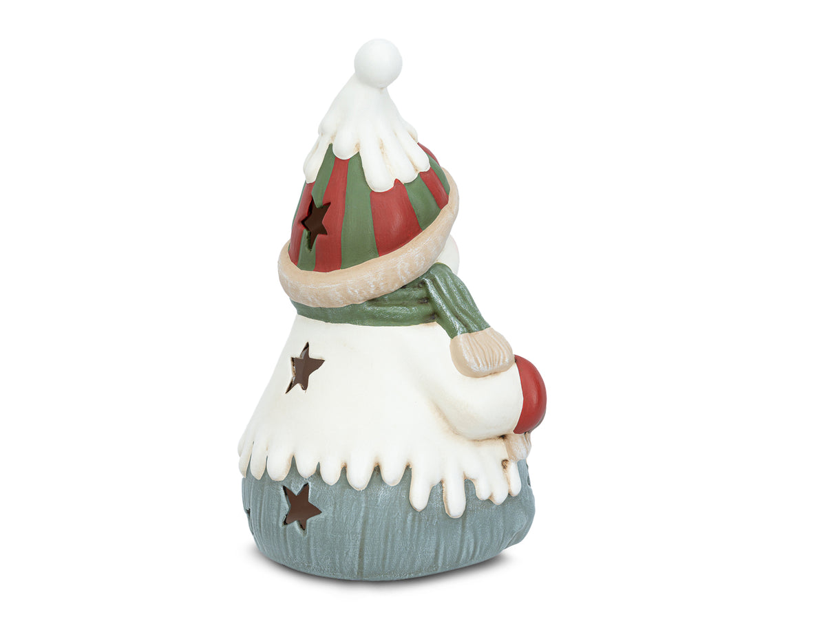 Linterna Muñeco de Nieve Navidad