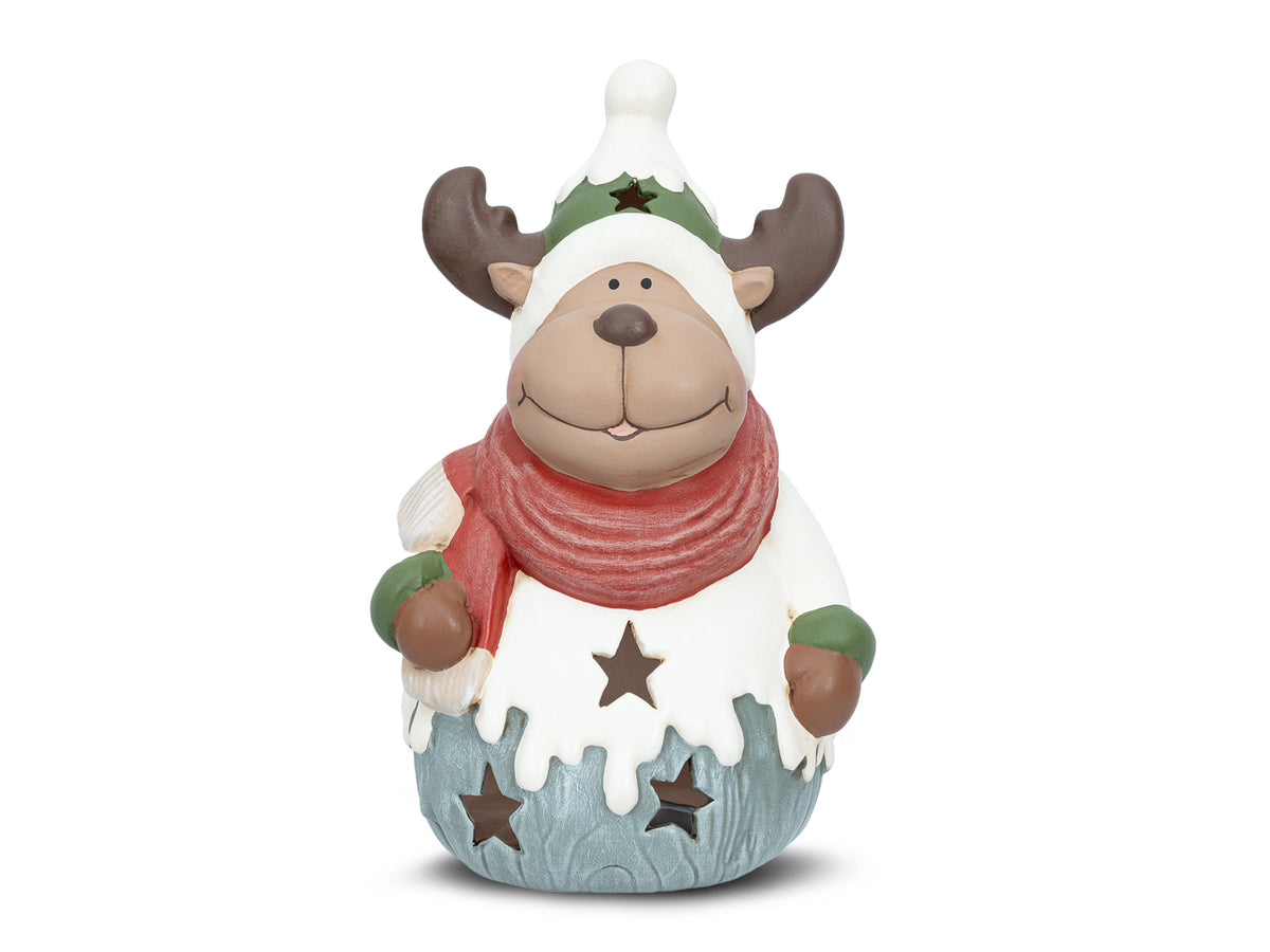 Figura Linterna Reno Navidad
