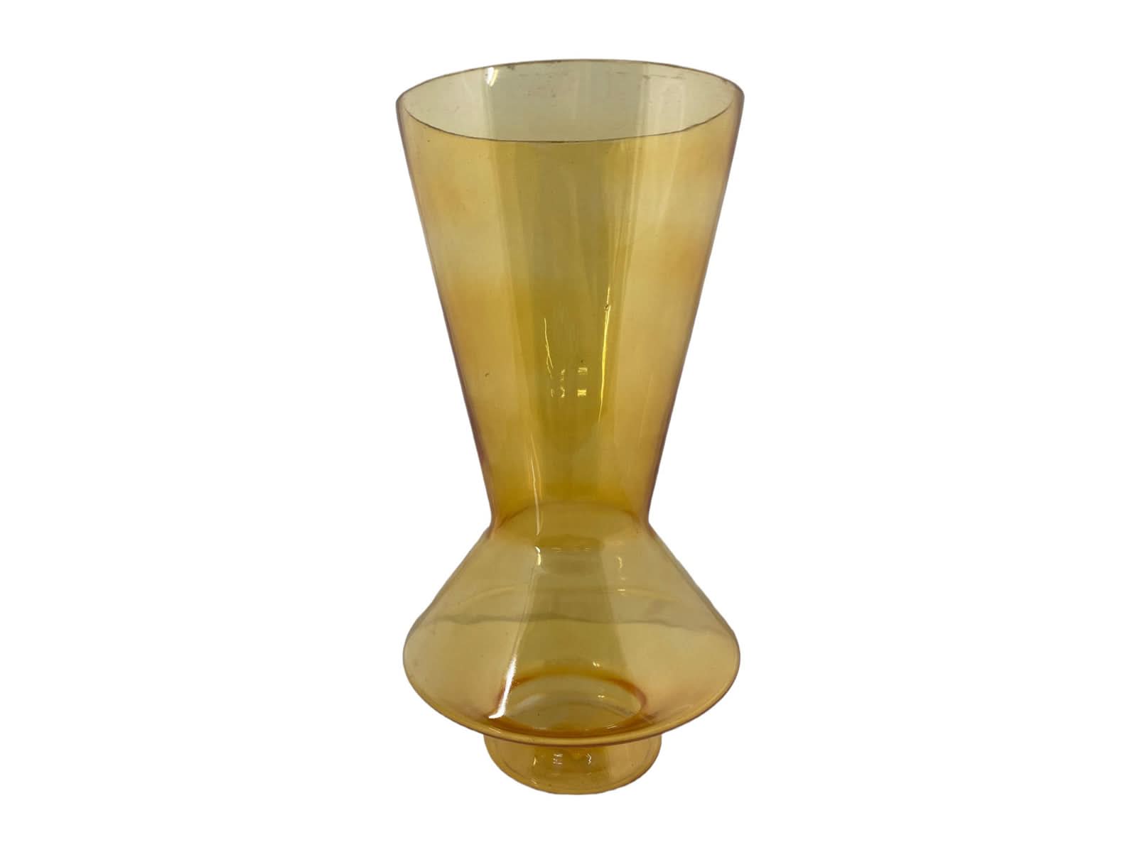 Florero Vidrio Amarillo