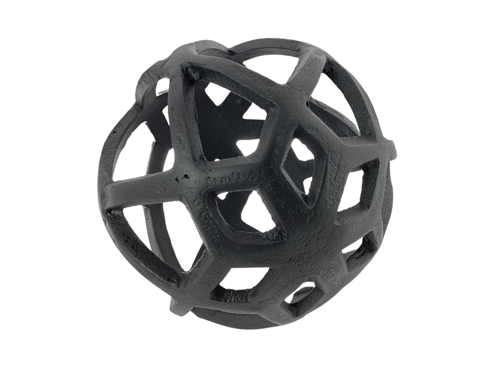 Figura Esfera Aluminio 12Cm Negro
