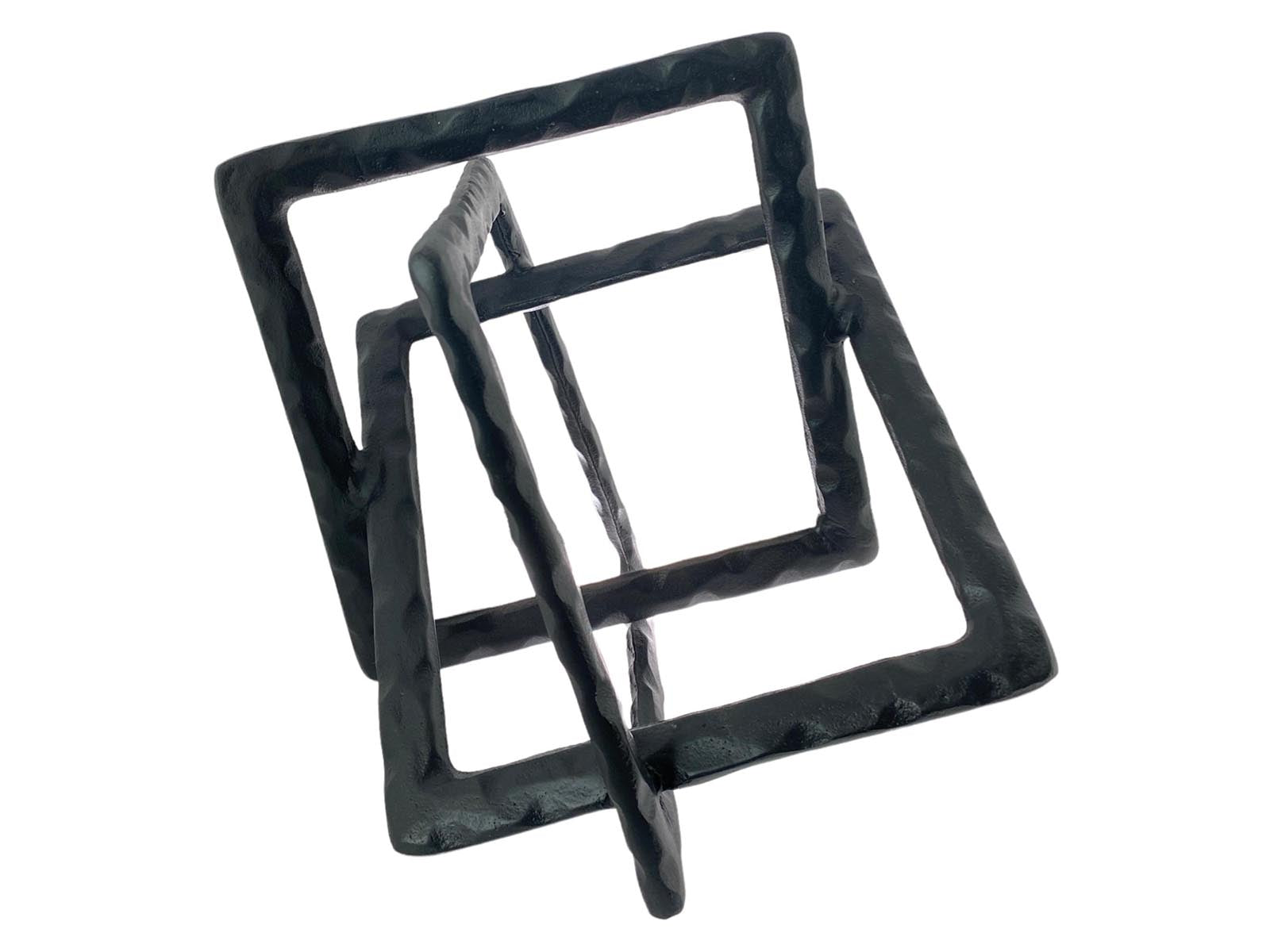 Figura Decorativa Aluminio 25Cm Negro