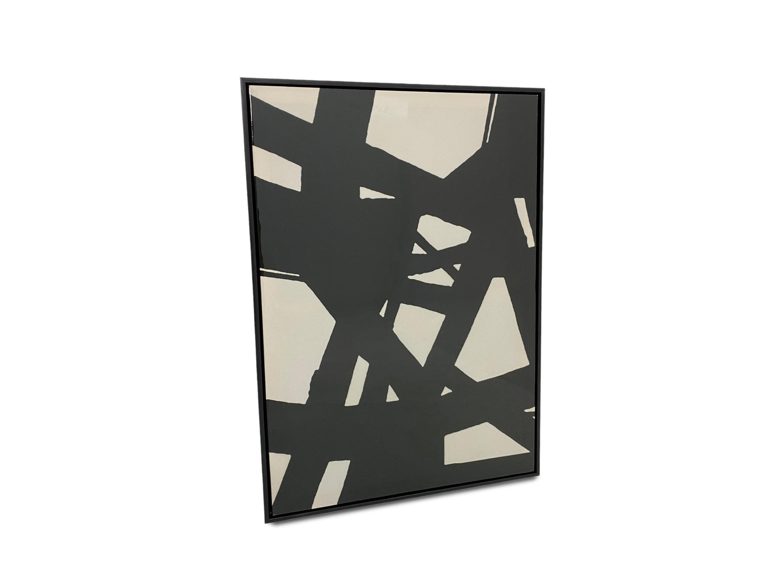 Cuadro Abstracto 50X70 Cm Negro