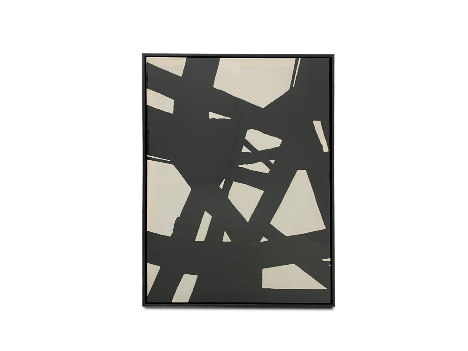 Cuadro Abstracto 50X70 Cm Negro