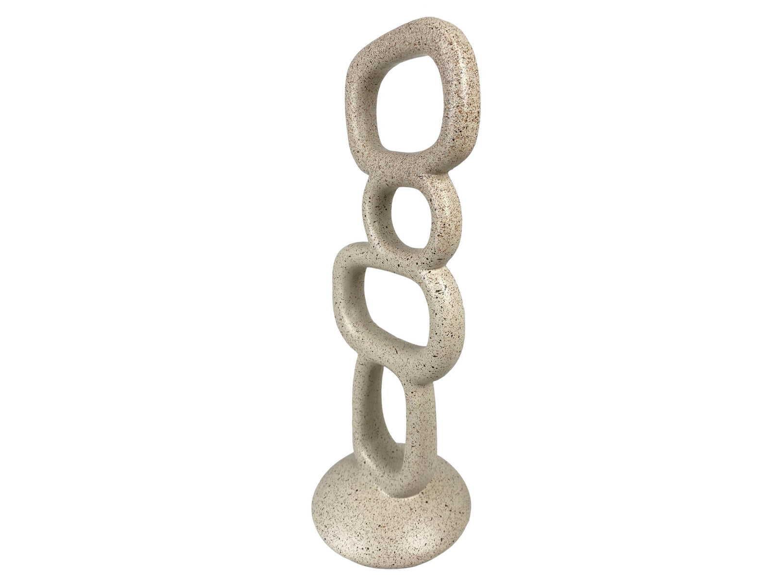 Figura Decorativa Vertical Cadena Beige