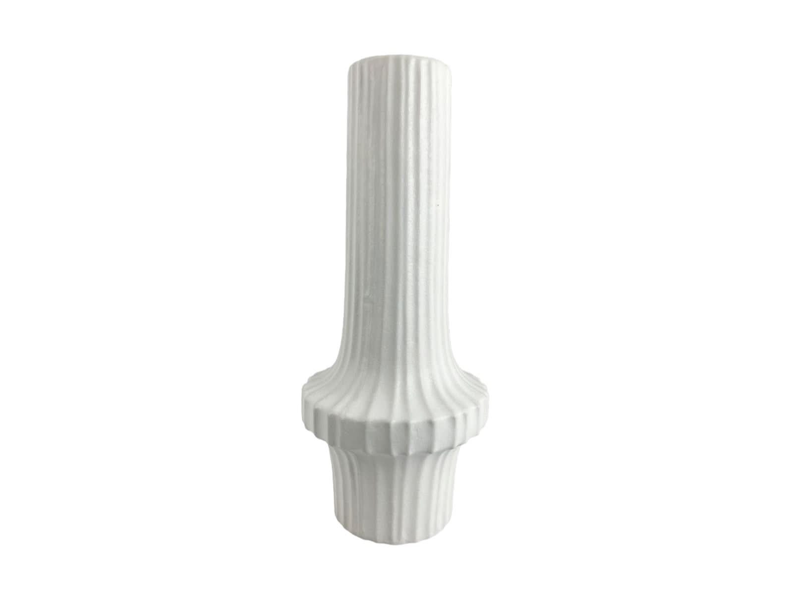 Florero Ceramica 45Cm Blanco