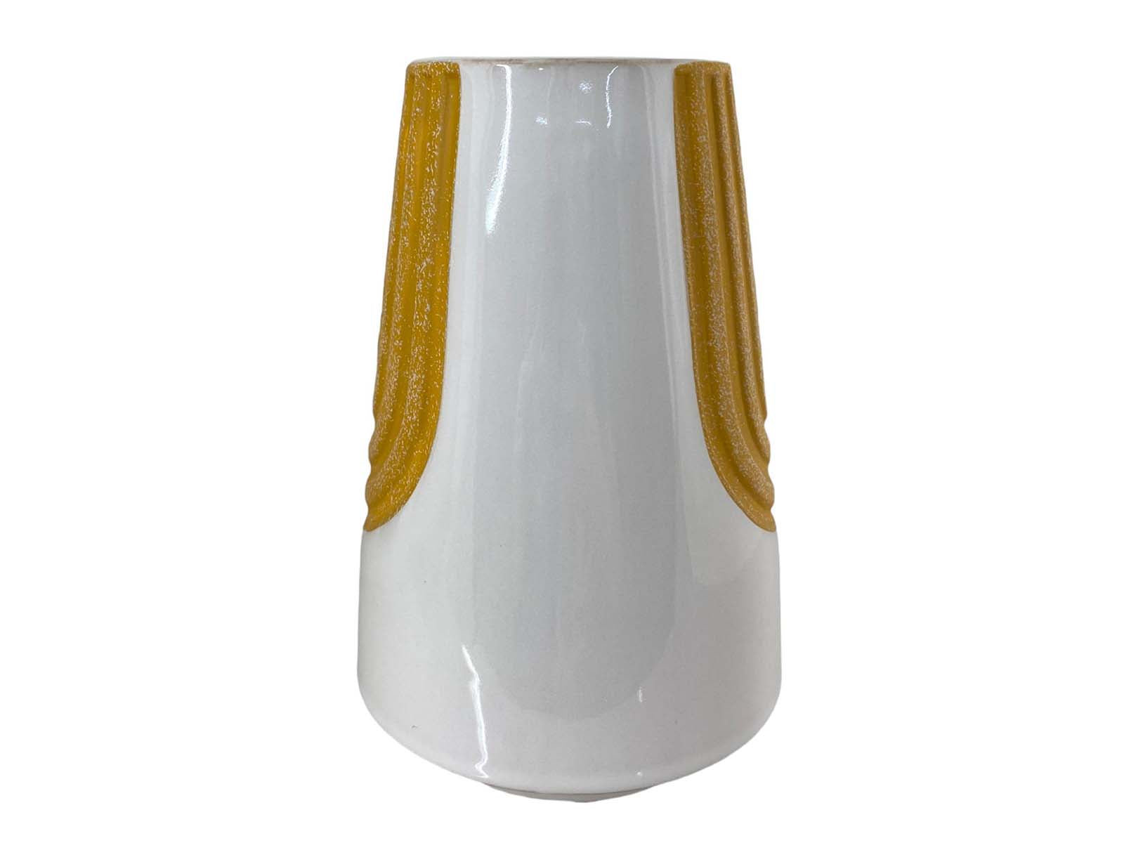 Florero Ceramica Amarillo