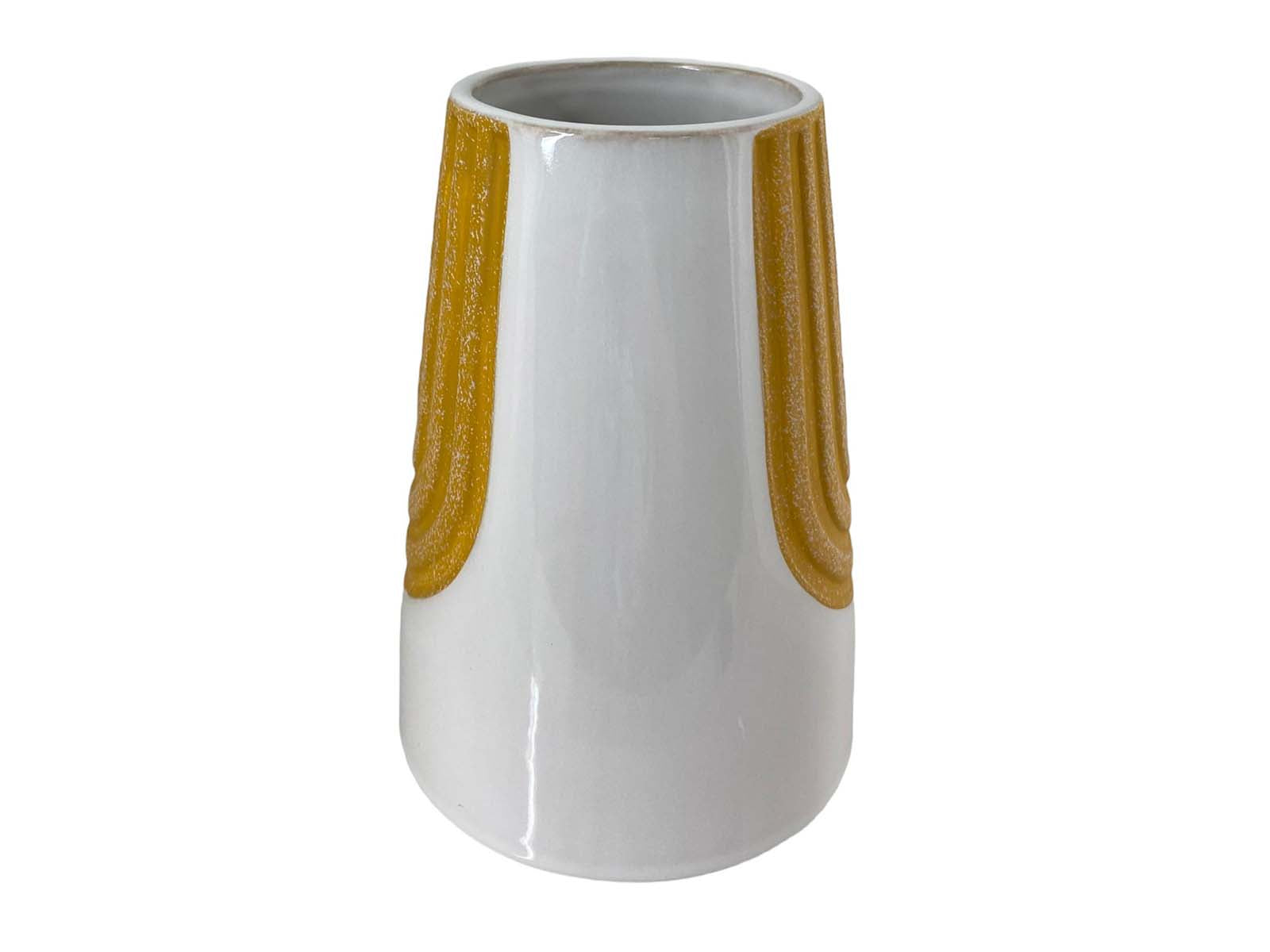 Florero Ceramica Amarillo