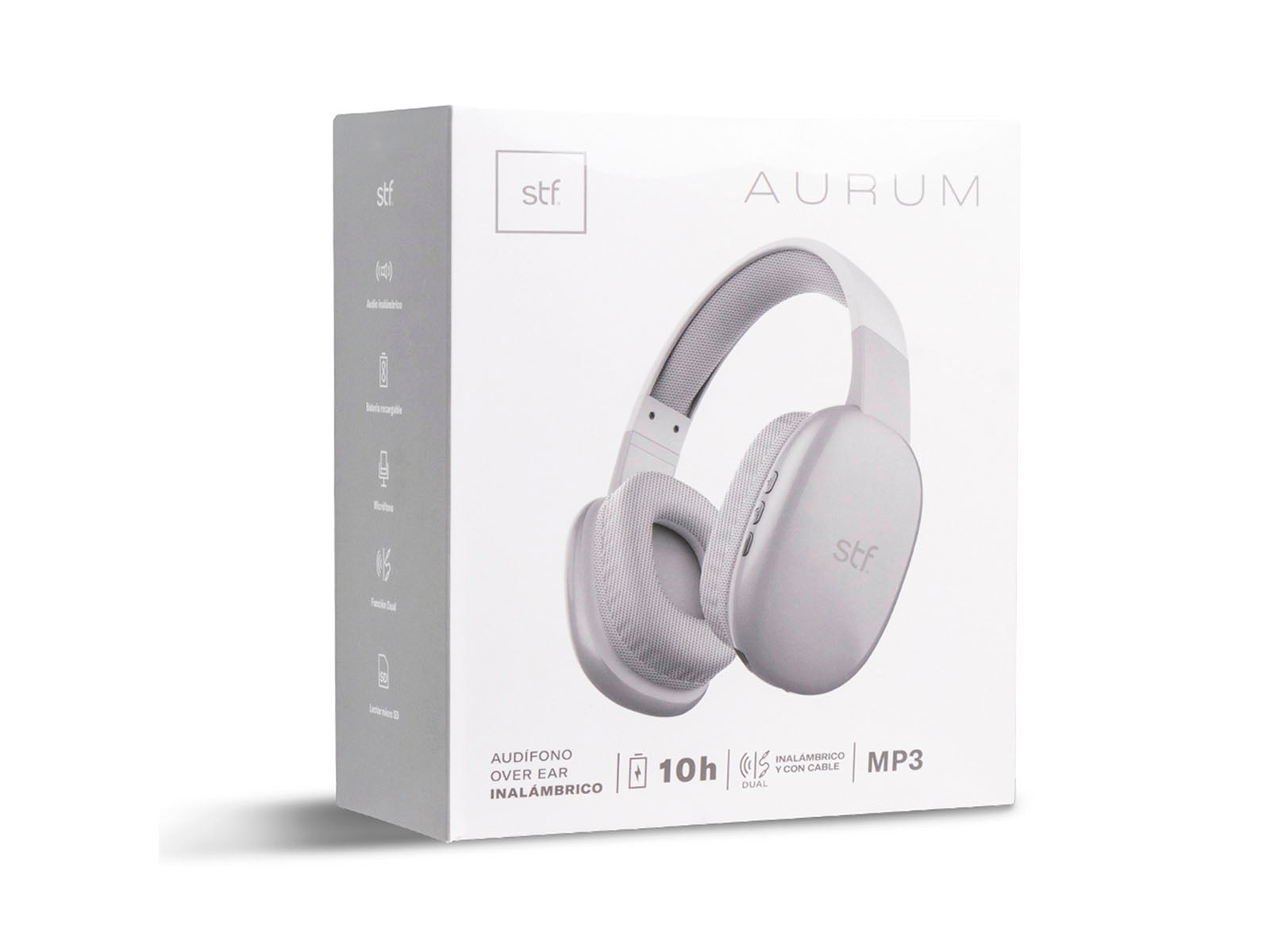 Audifono Over Ear Aurum STF #Color_Silver