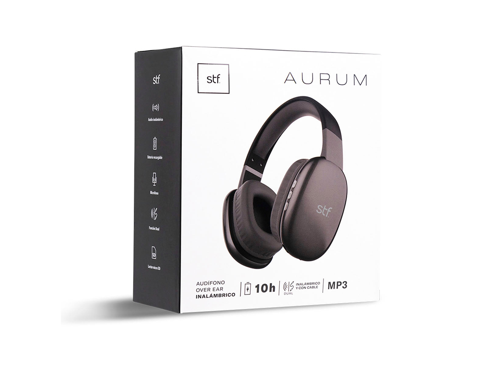 Audifono Over Ear Aurum STF #Color_Black