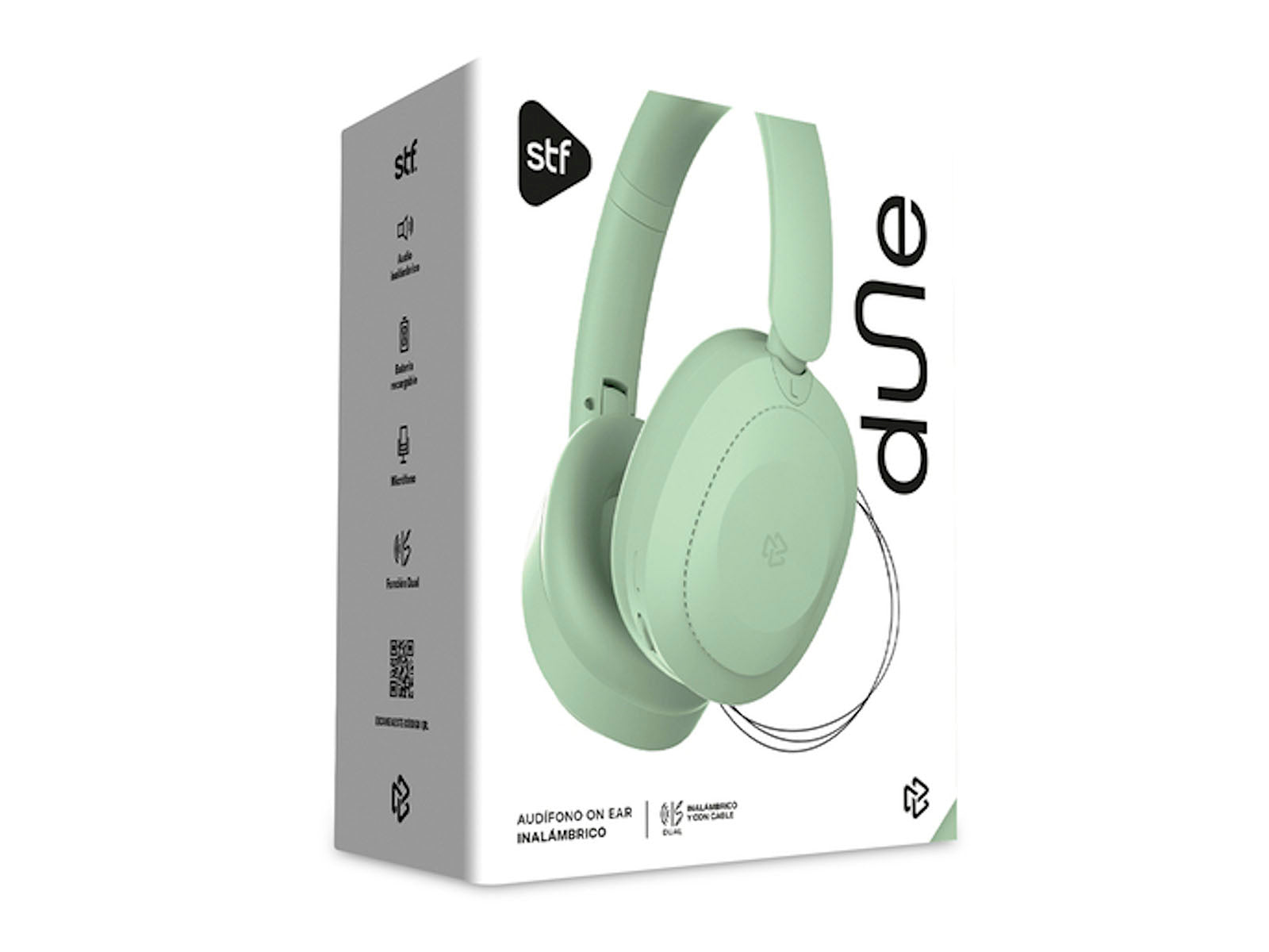 Audifonos On Ear Inalambricos Dune STF #Color_LightGreen