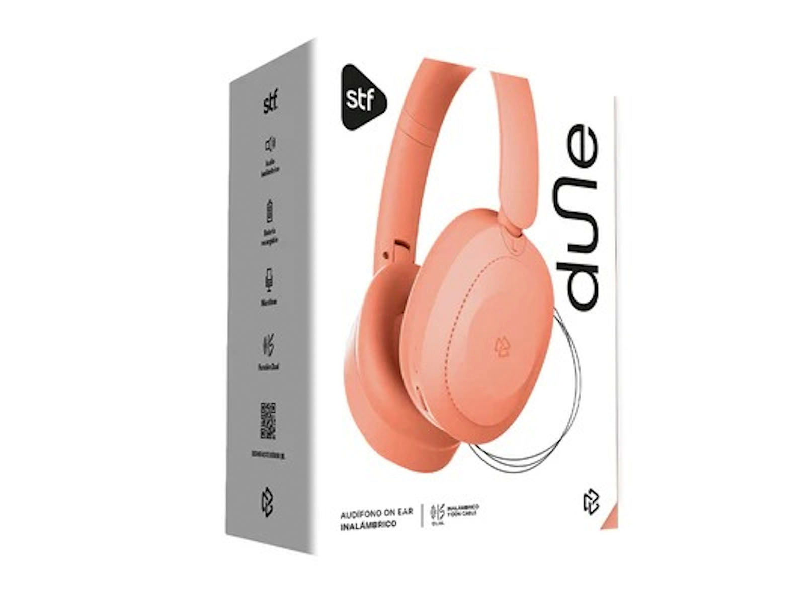 Audifonos On Ear Inalambricos Dune STF #Color_LightSalmon