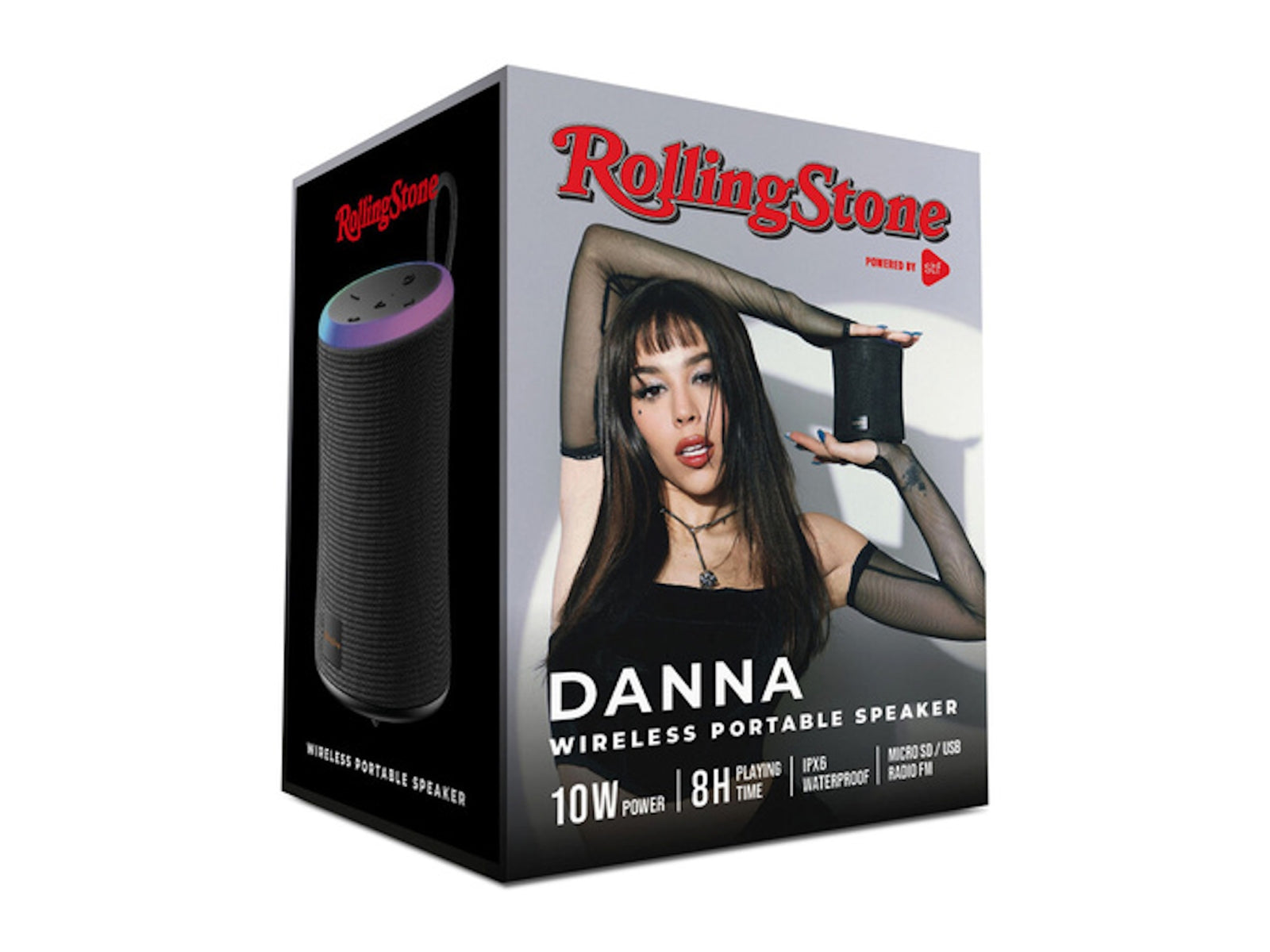 Parlante con Luz Led Rolling Stone