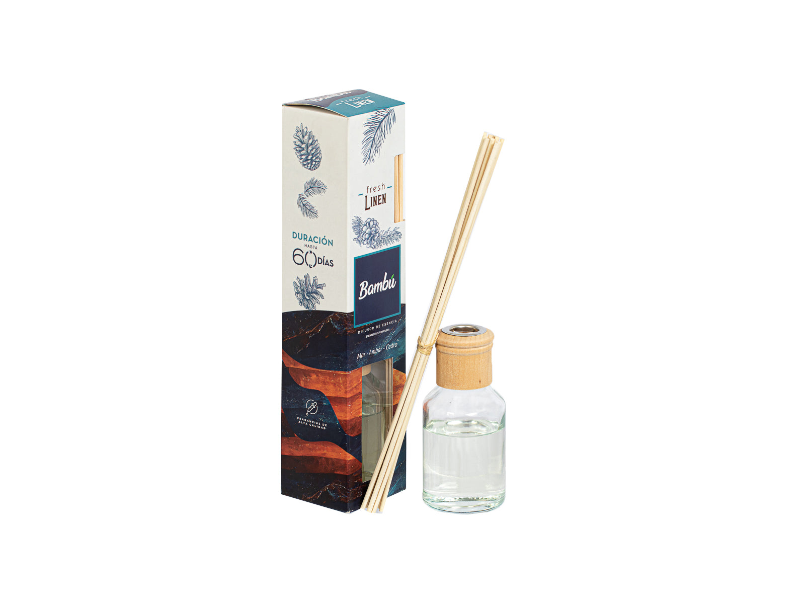 Difusor Bambu Fresh Linen 80 Ml