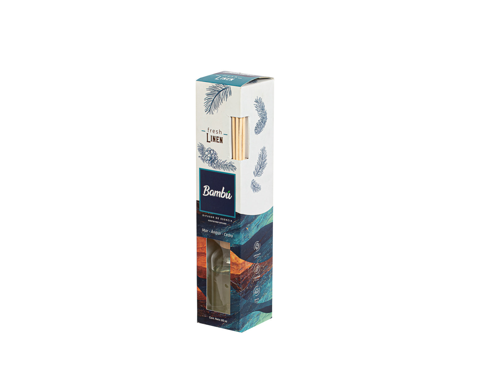 Difusor Bambu Fresh Linen 80 Ml