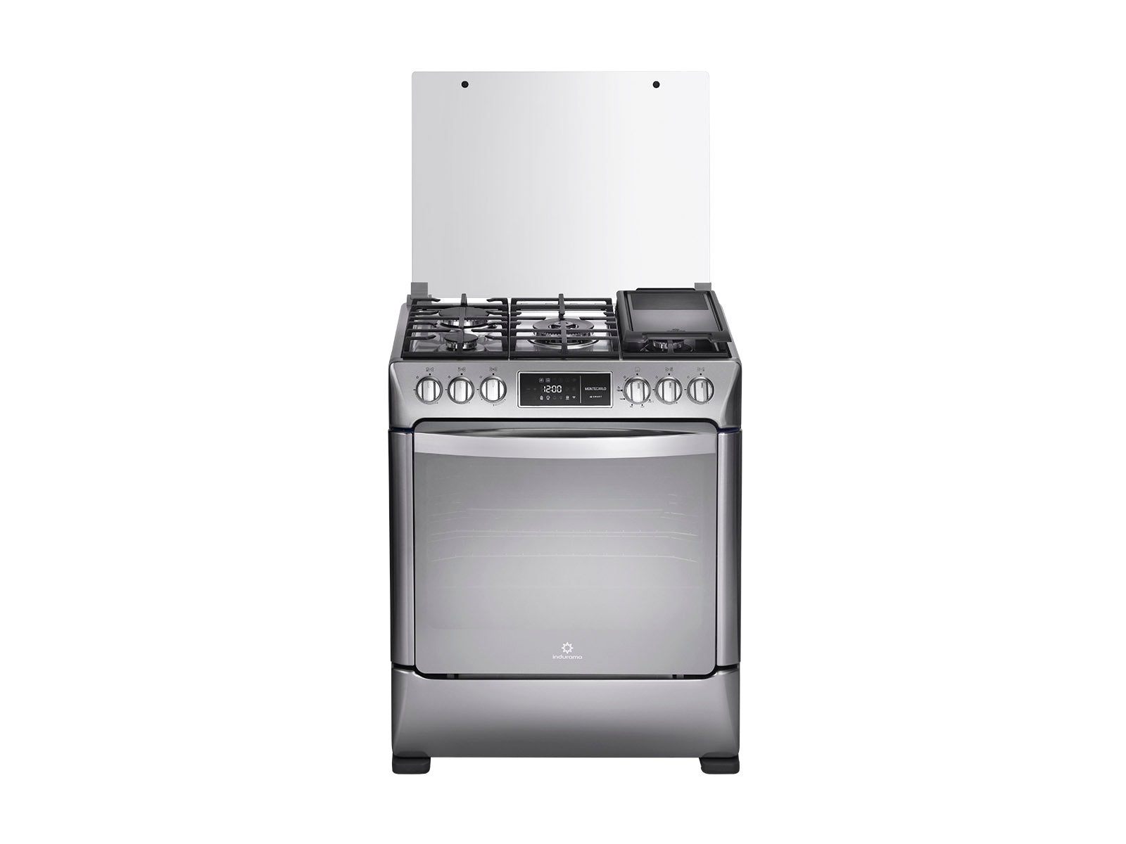 Cocina A Gas Smart Montecarlo Zafiro 5 Quemadores Croma 30" Indurama