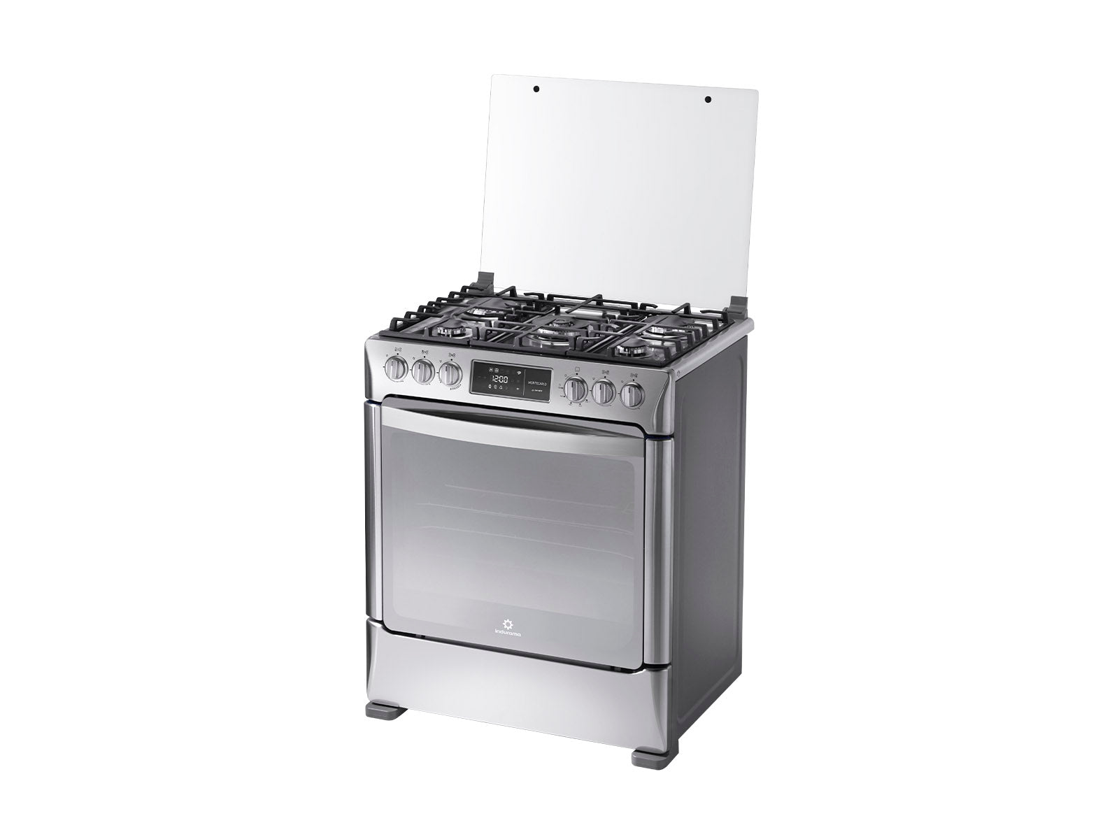 Cocina A Gas Smart Montecarlo Zafiro 5 Quemadores Croma 30" Indurama