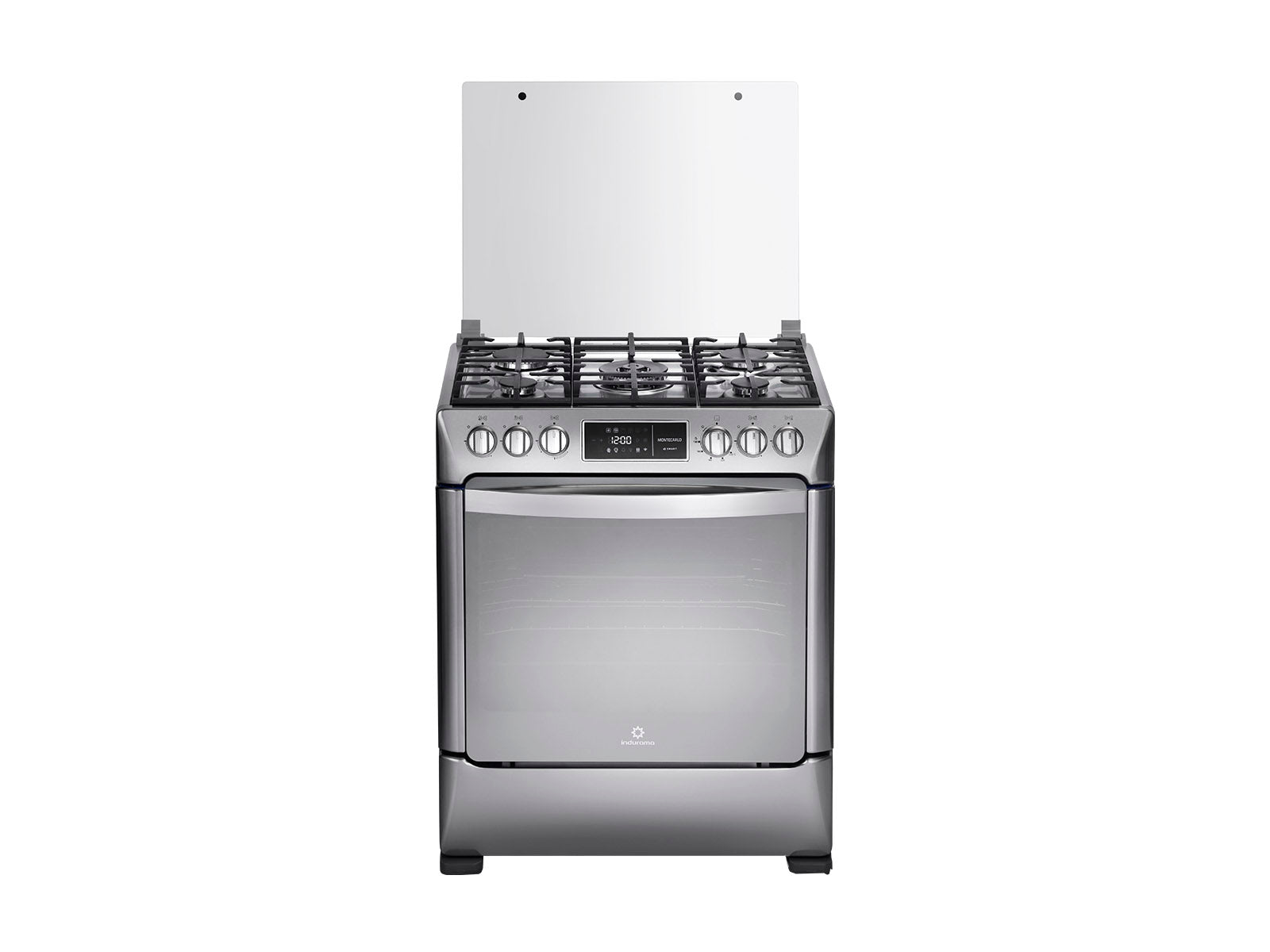 Cocina A Gas Smart Montecarlo Zafiro 5 Quemadores Croma 30" Indurama