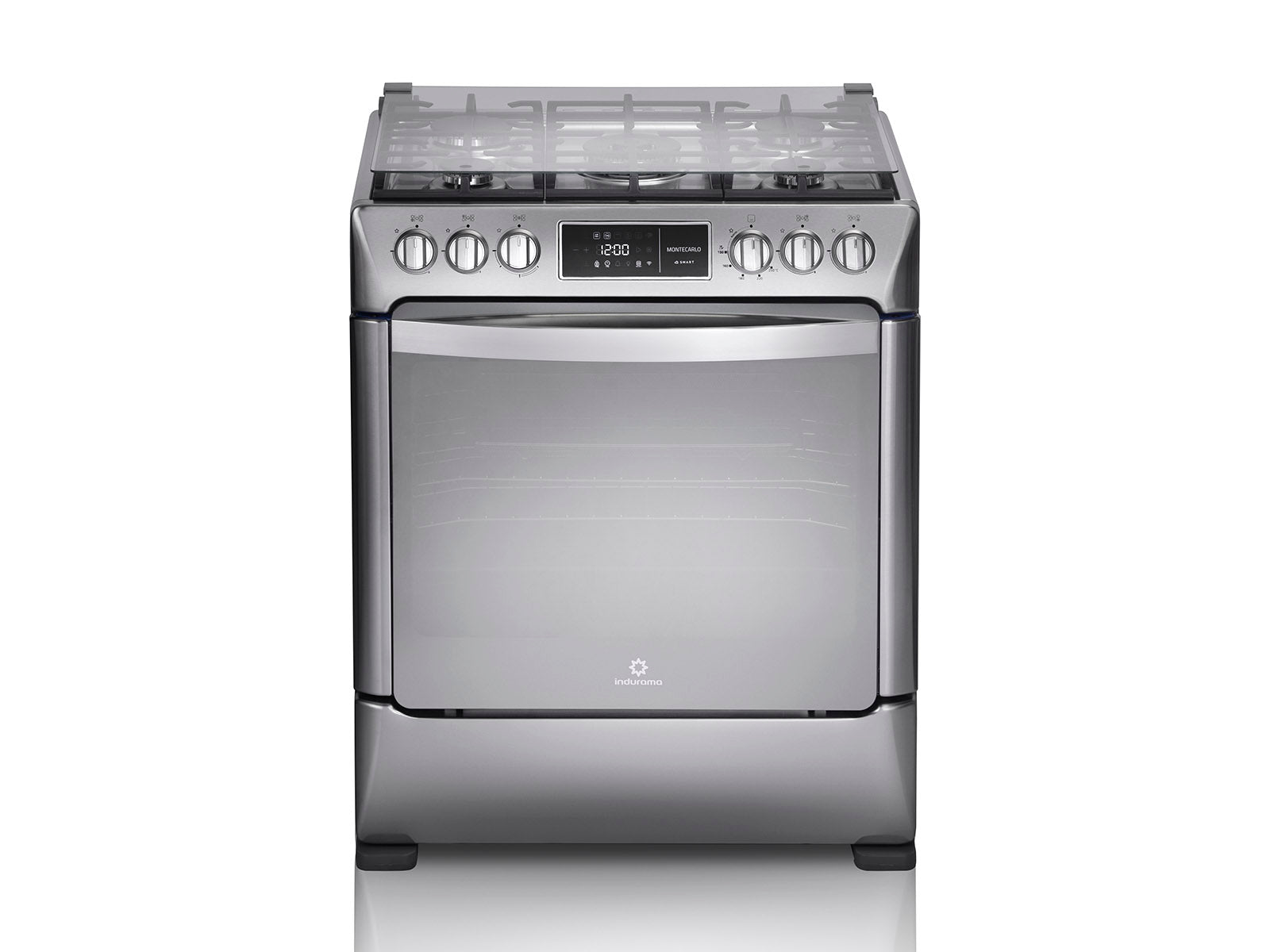 Cocina A Gas Smart Montecarlo Zafiro 5 Quemadores Croma 30" Indurama