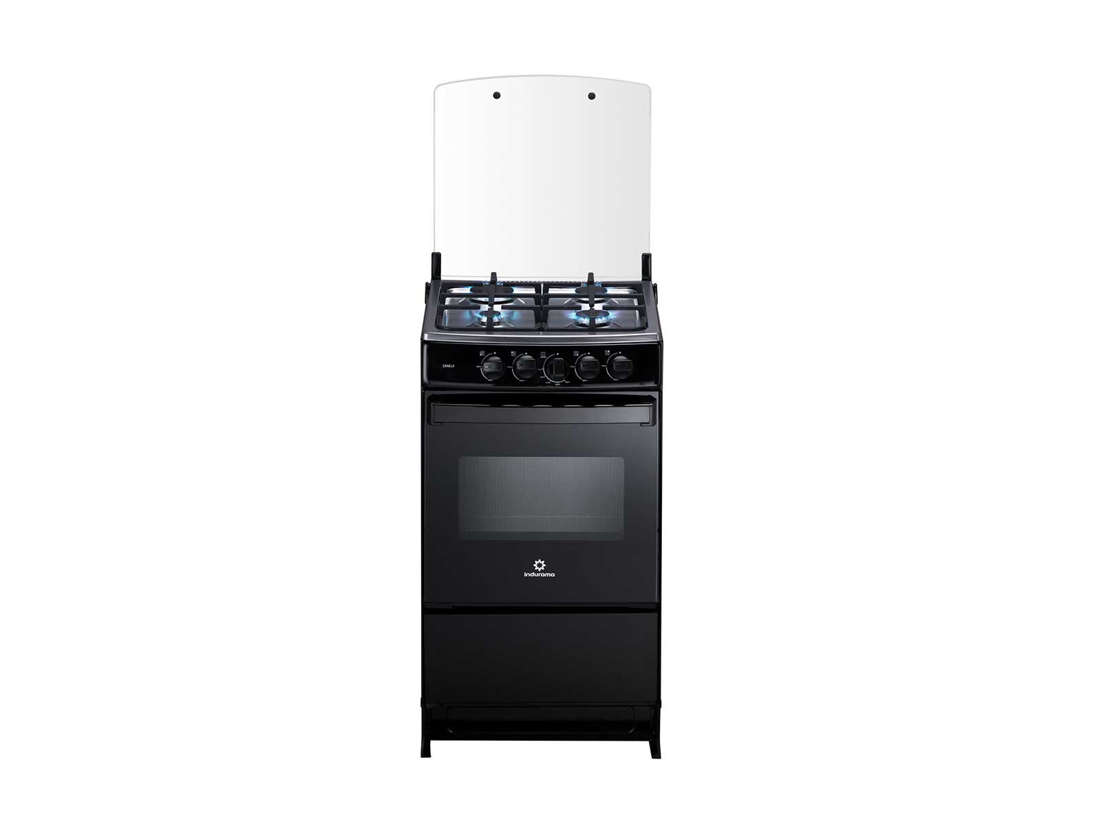 Cocina Canela Spa Plus Negro Indurama