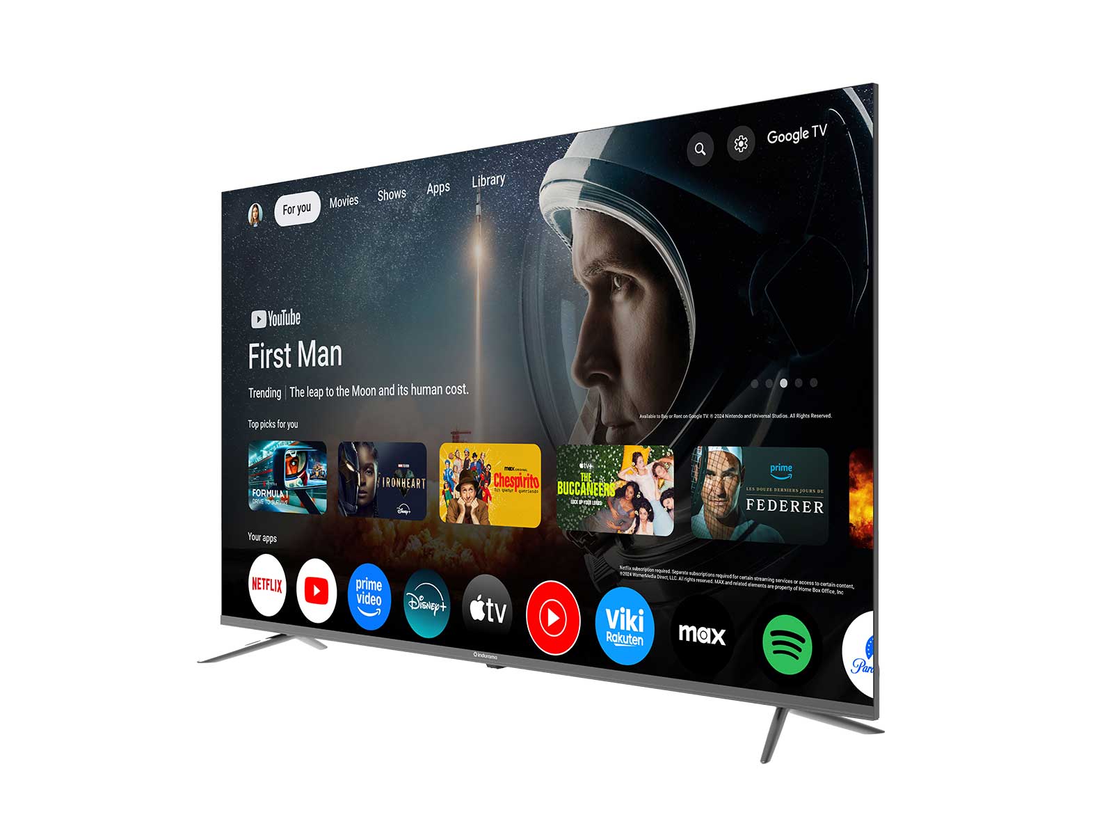 TV 65" TIKGFQLED Indurama