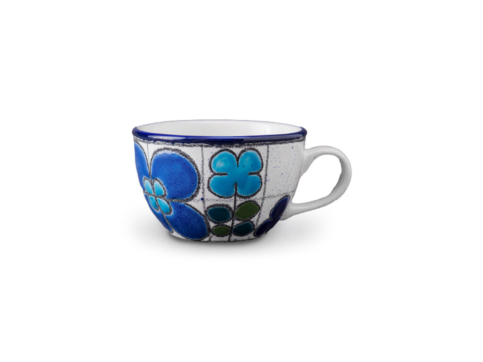 Vajilla Vega Floral Azul 4 Puestos Artesa