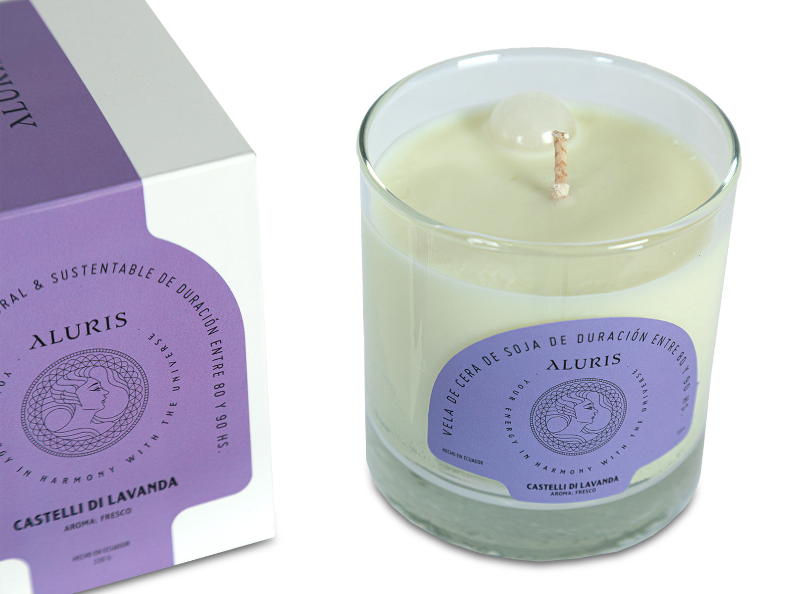 Vela Aromatica 220G Lavanda