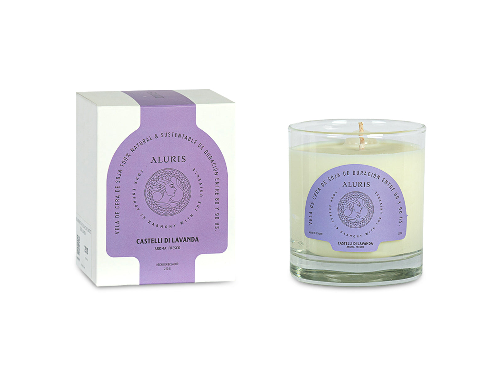 Vela Aromatica 220G Lavanda