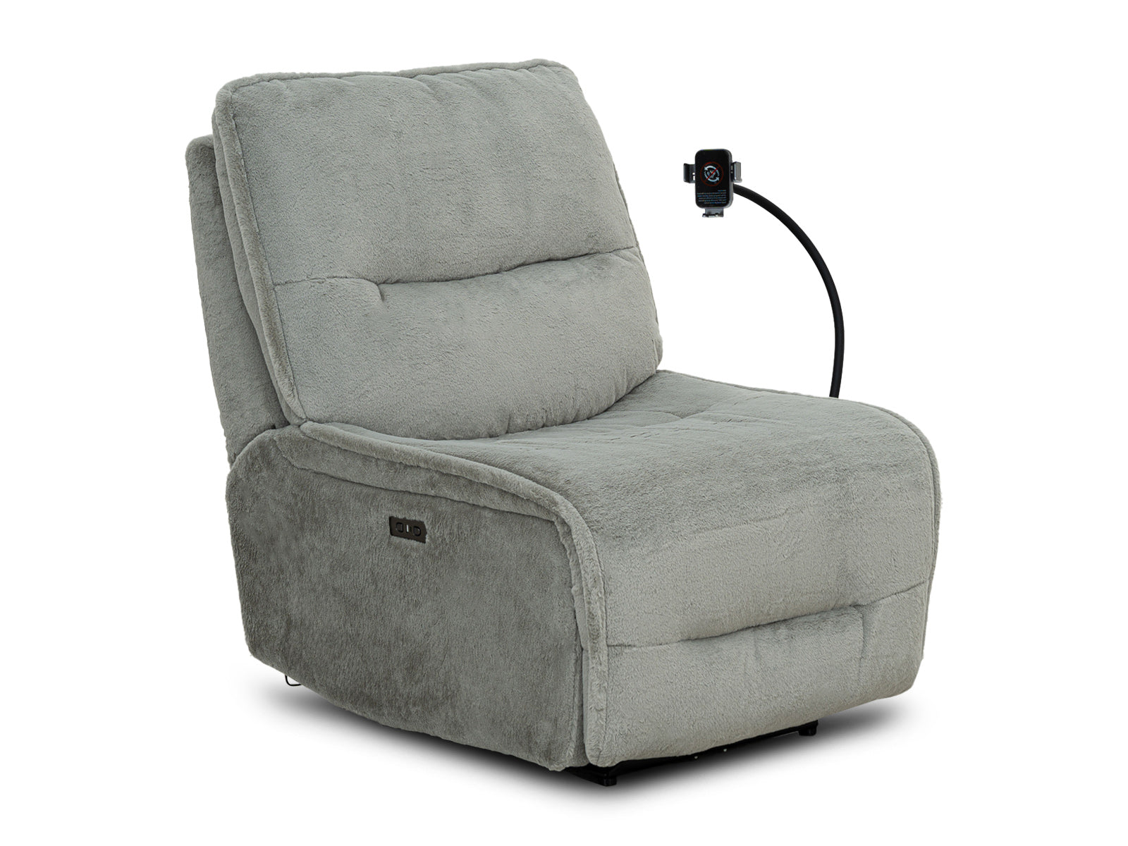 Recliner Amy #Color_Platinum"2040102"