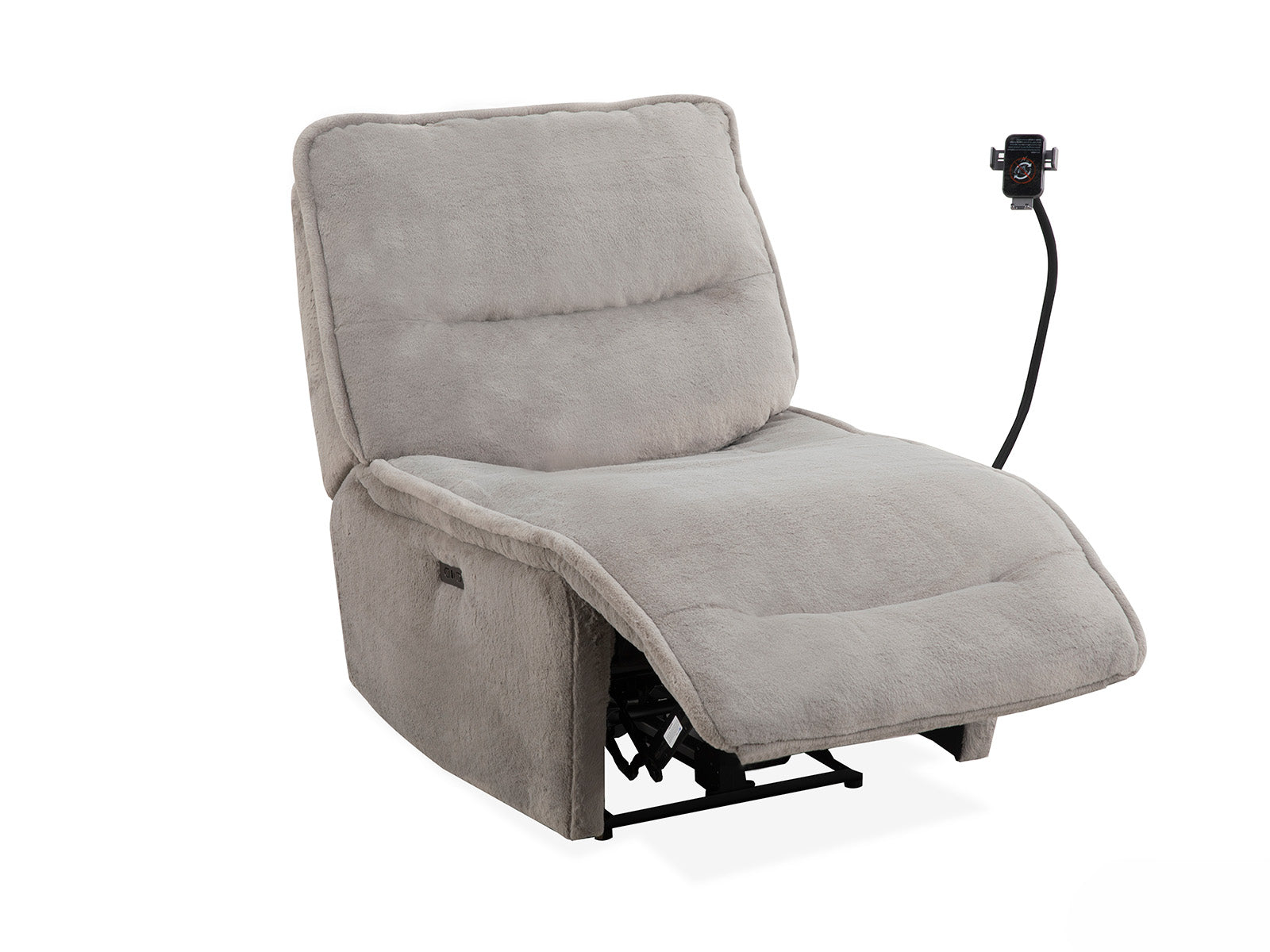 Recliner Amy #Color_Silver"2419"