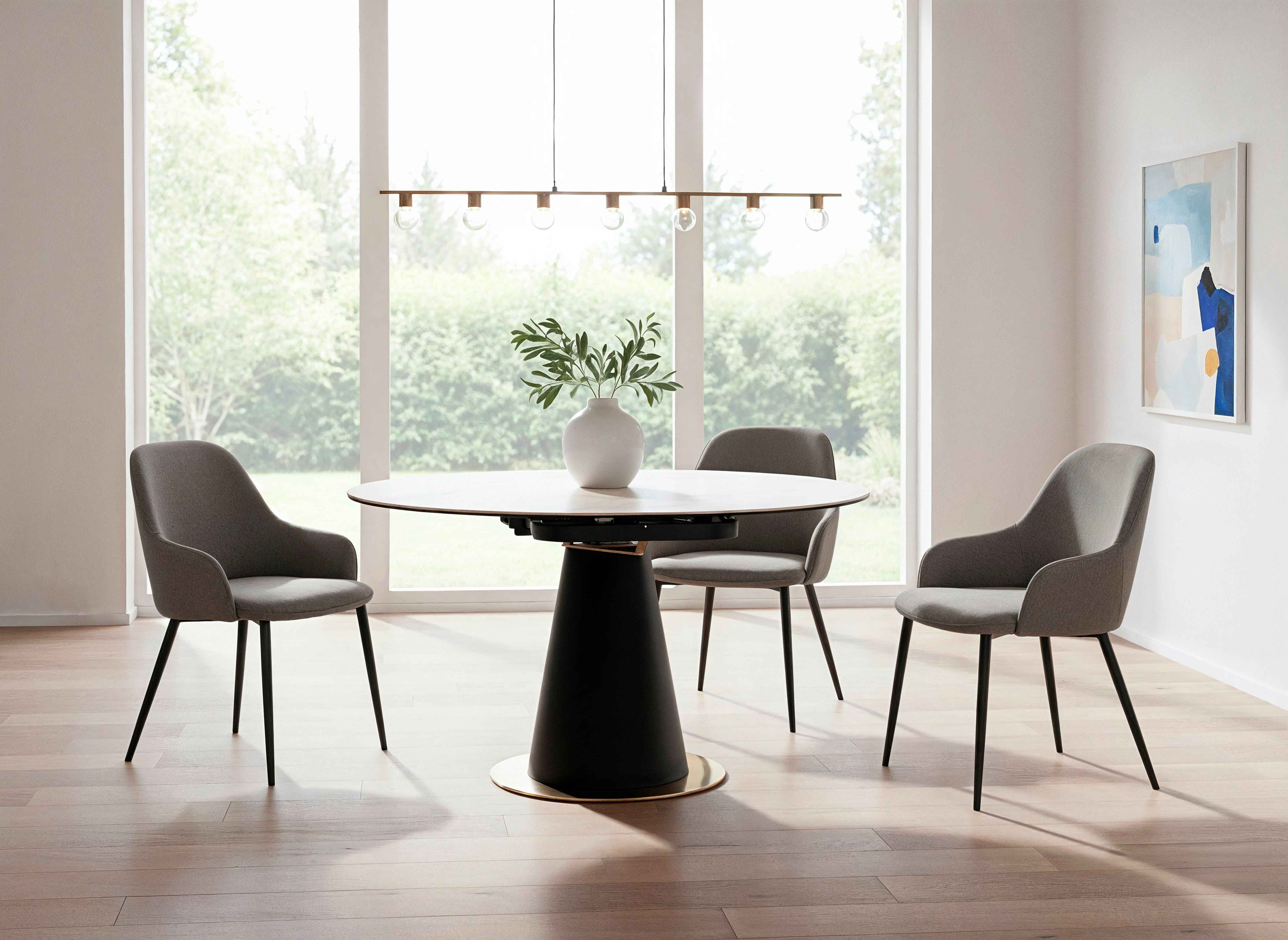 Mesa Comedor Philip Circular Extendible