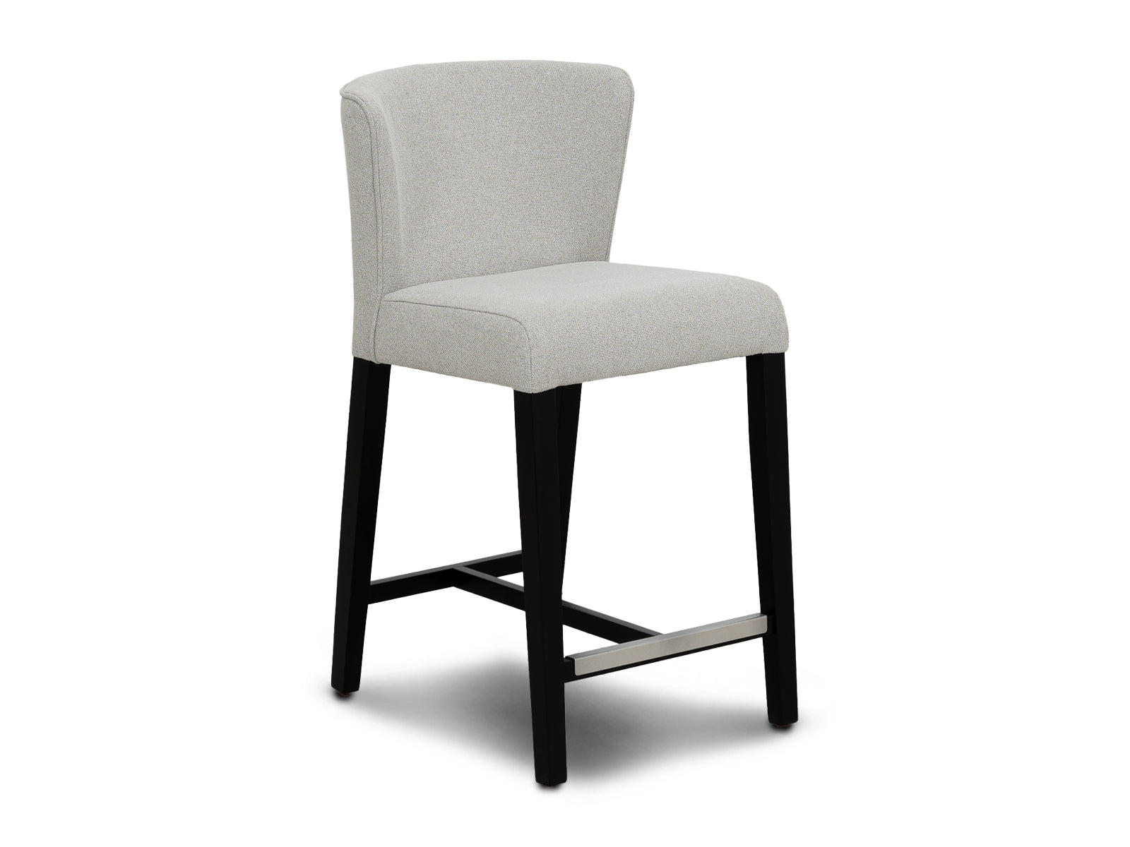 Taburete Cocina Tarento Negro #Color_Silver"T3293"