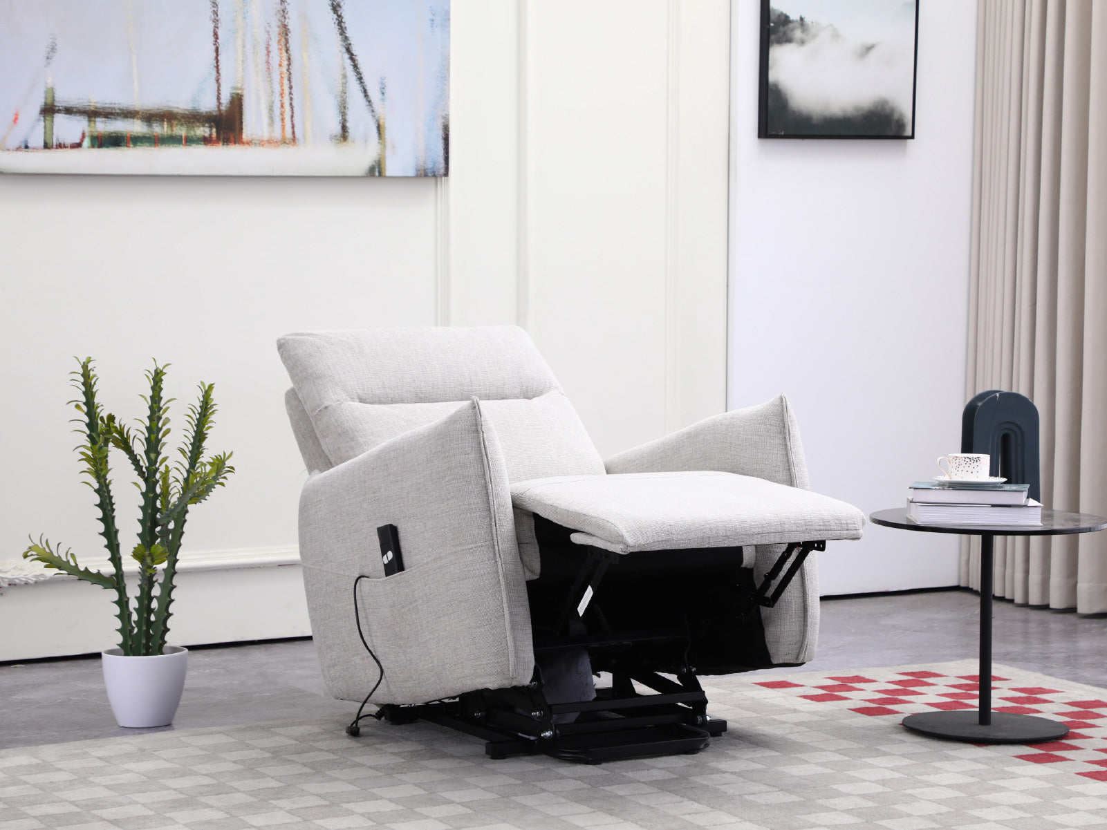 Recliner Condor Comfort Lift #Color_Gainsboro"2607"