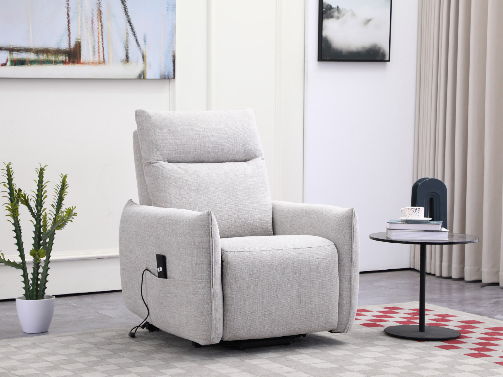 Recliner Condor Comfort Lift #Color_Gainsboro"2607"