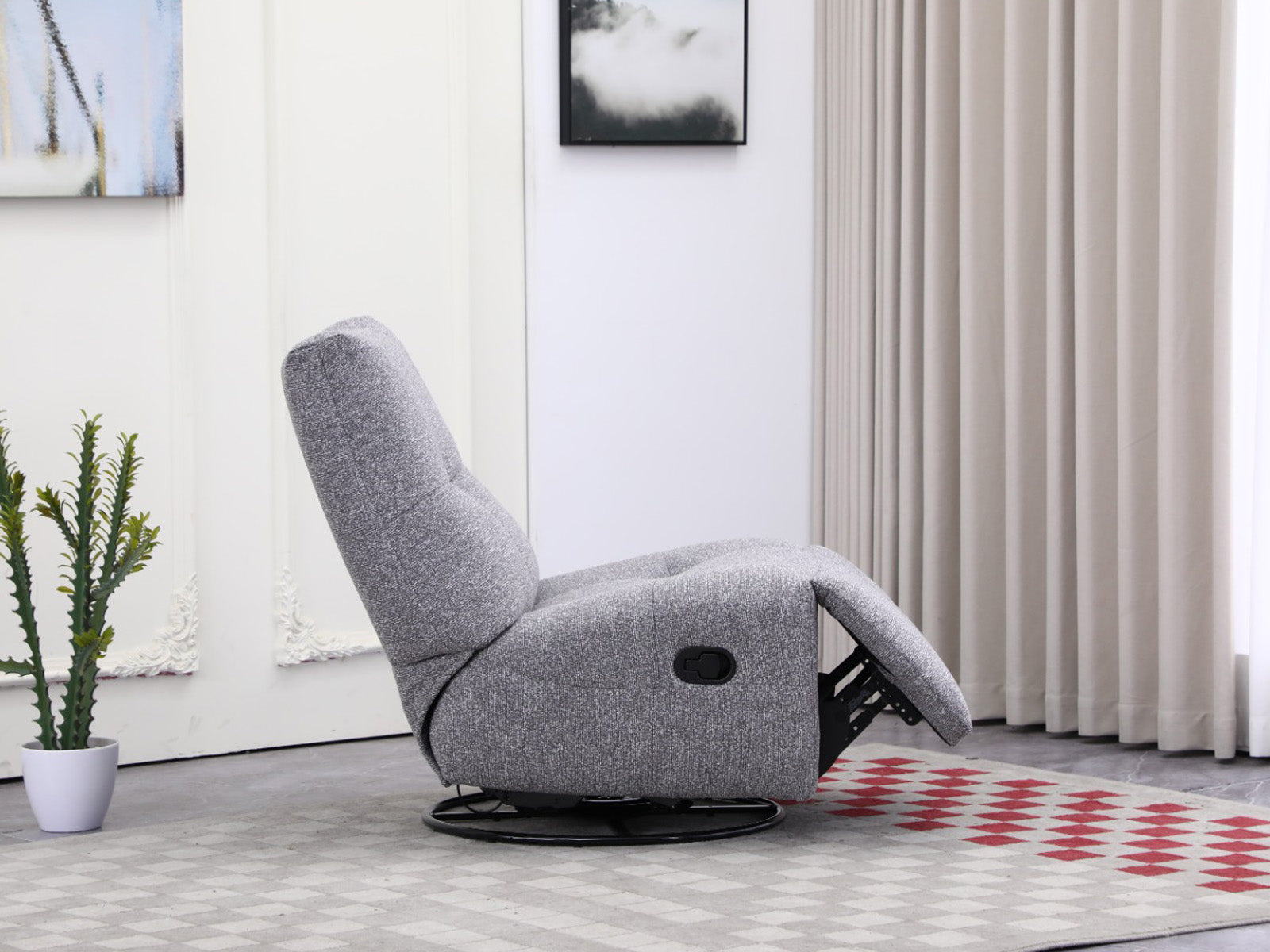 Recliner Nook Giratorio #Color_Gray"1134"