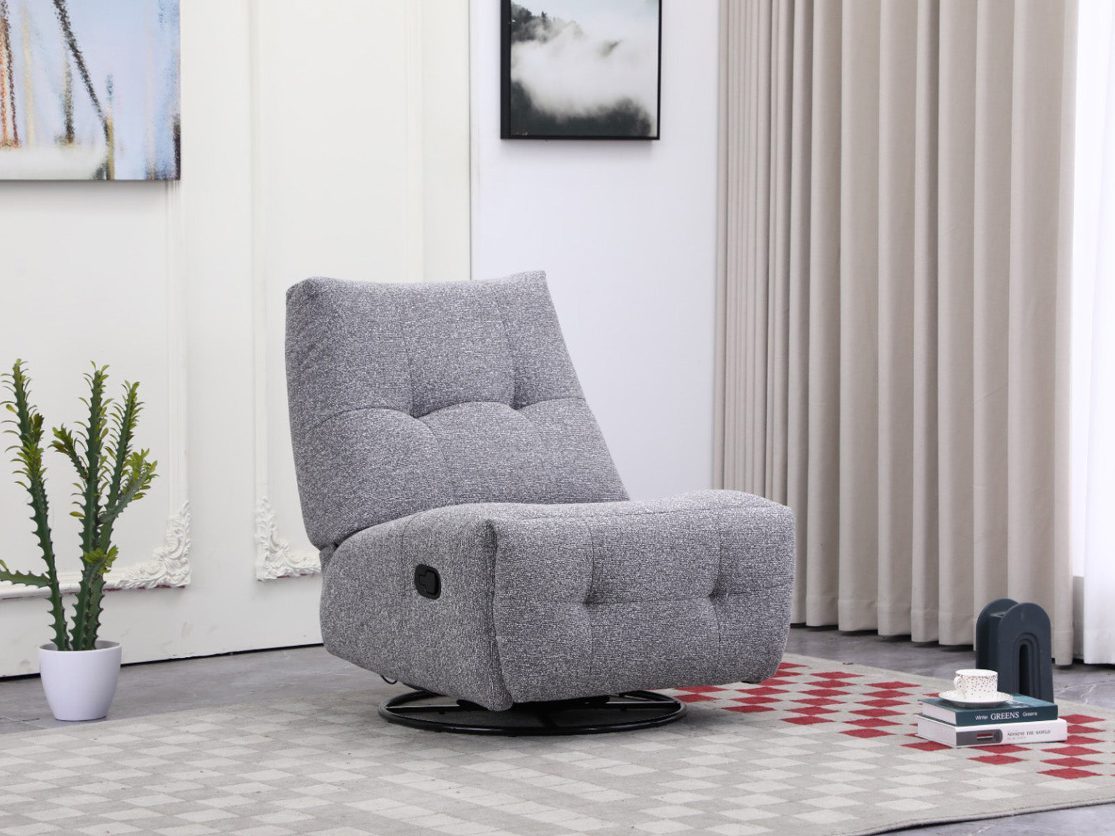 Recliner Nook Giratorio #Color_Gray"1134"
