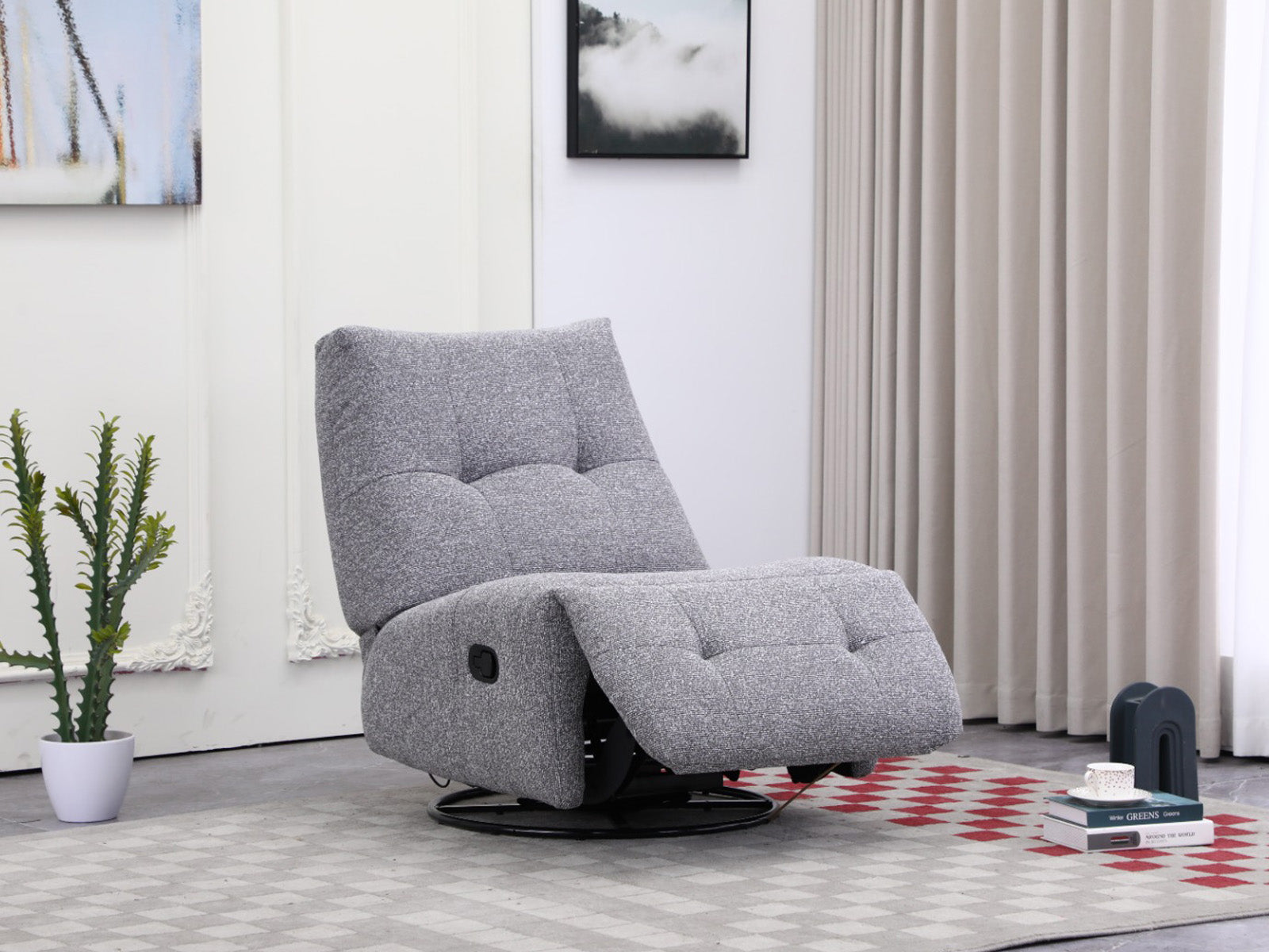 Recliner Nook Giratorio #Color_Gray"1134"