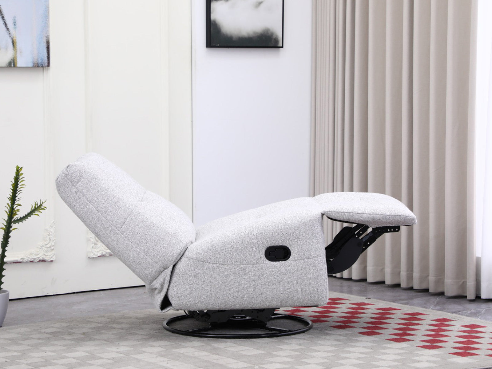 Recliner Nook Giratorio #Color_Beige"1141"