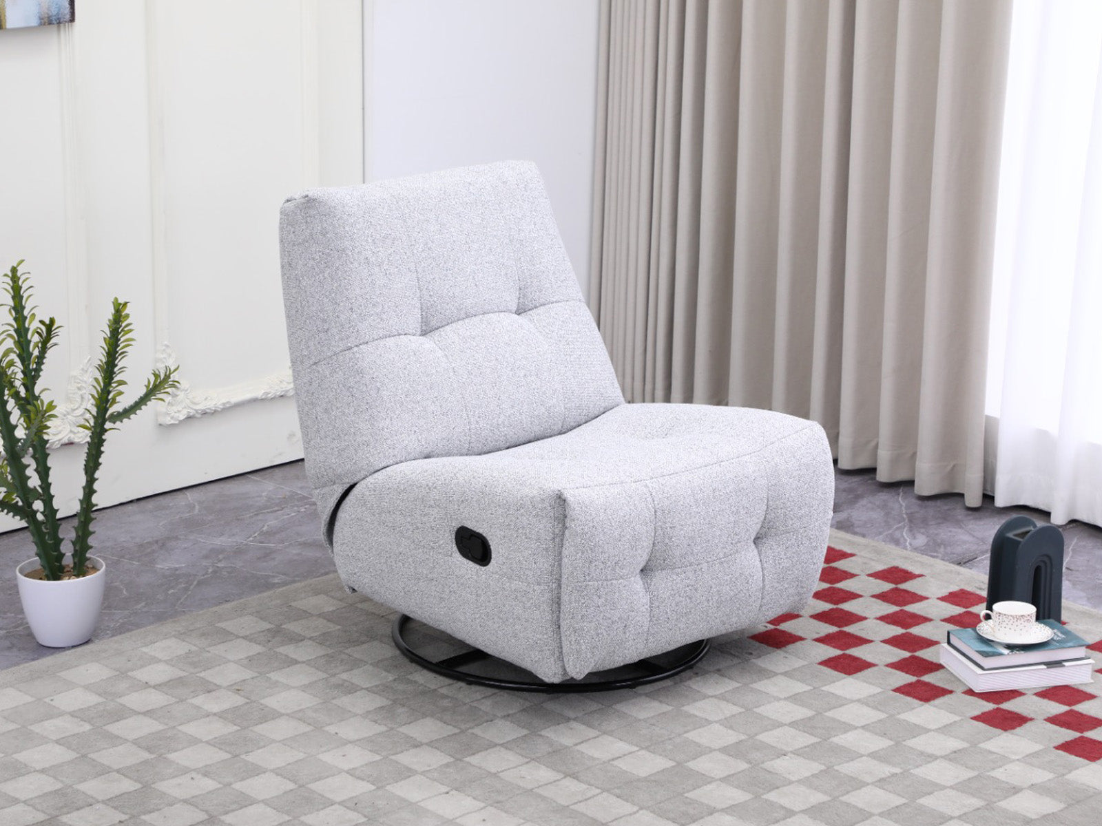 Recliner Nook Giratorio #Color_Lightgray"1092"