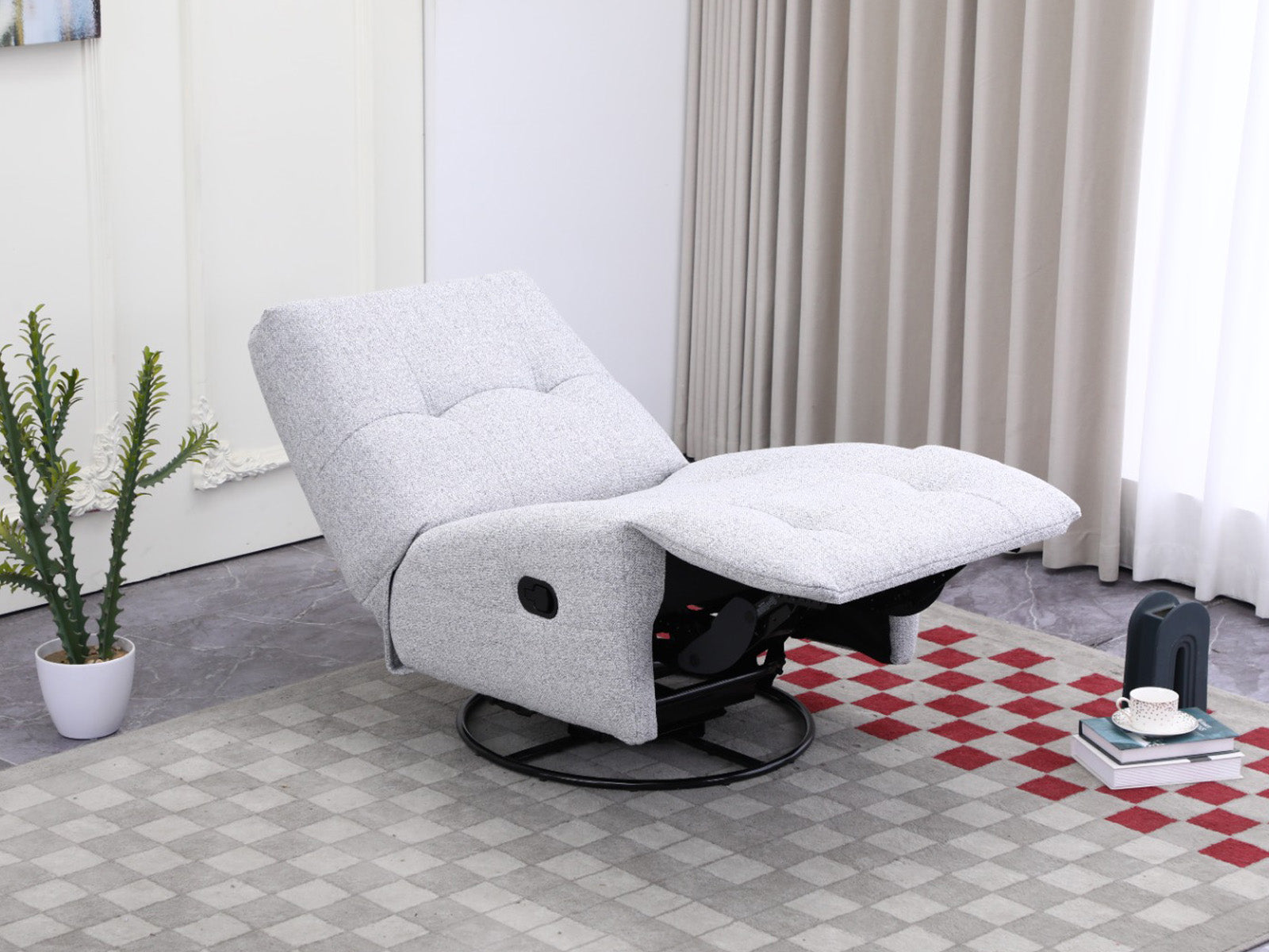 Recliner Nook Giratorio #Color_Lightgray"1092"