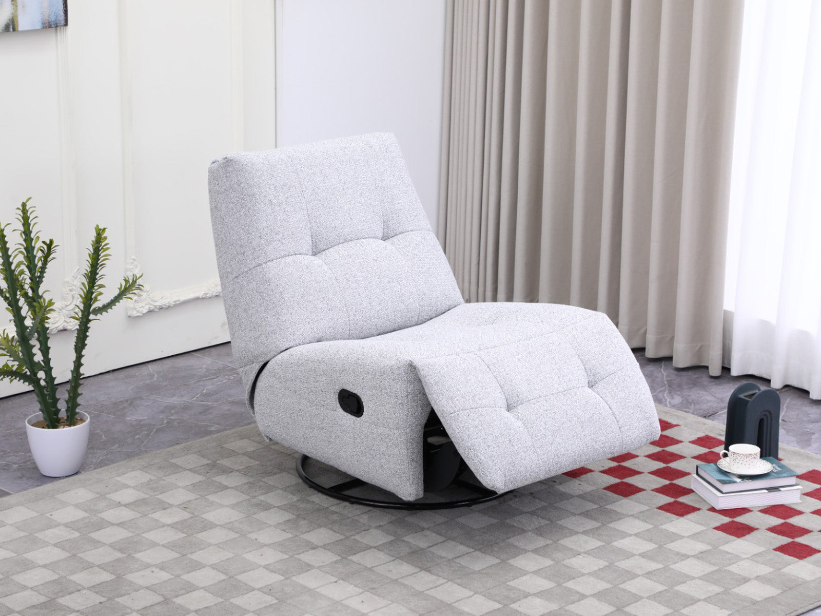Recliner Nook Giratorio #Color_Lightgray"1092"