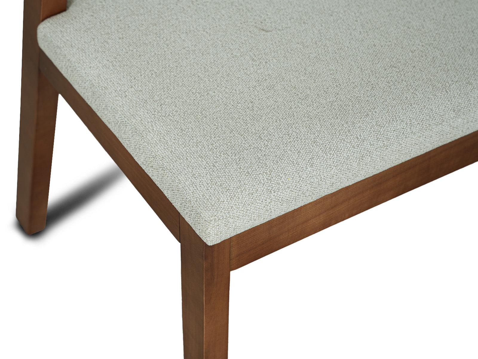 Banco Milo Con Espaldar Tapizado Honey Wash #Color_WhiteSmoke"T38108"