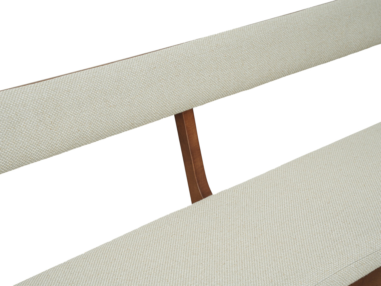 Banco Milo Con Espaldar Tapizado Honey Wash #Color_Wheat"T36917"