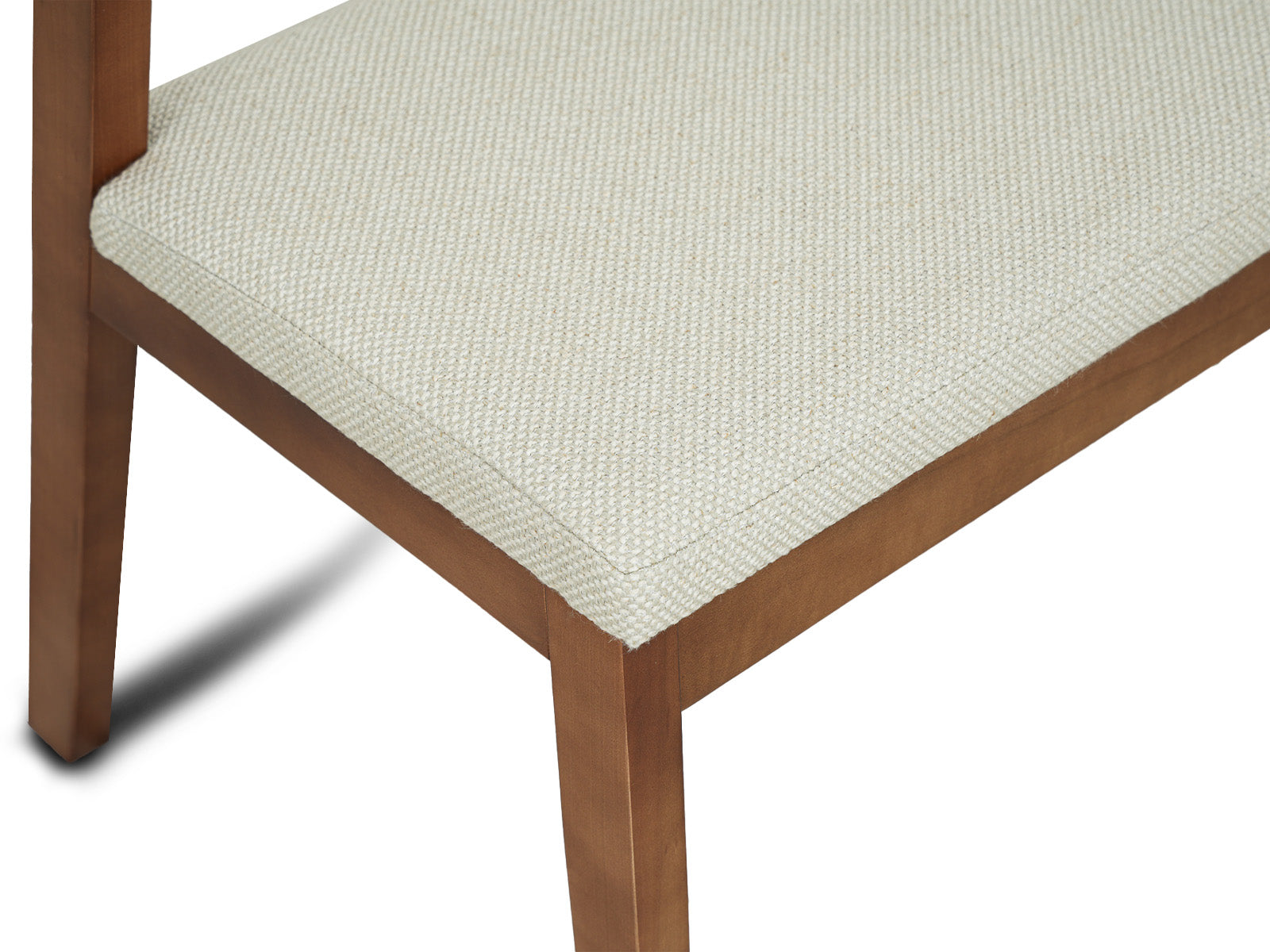 Banco Milo Con Espaldar Tapizado Honey Wash #Color_Wheat"T36917"