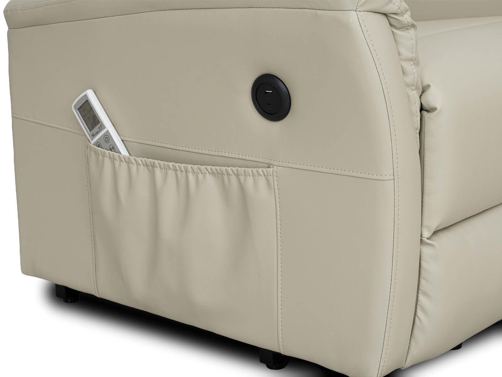Recliner Marcus Lift #Color_Beige"3054"