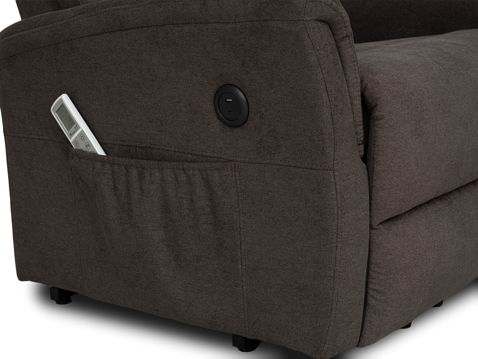 Recliner Marcus Lift #Color_Marron"3055"