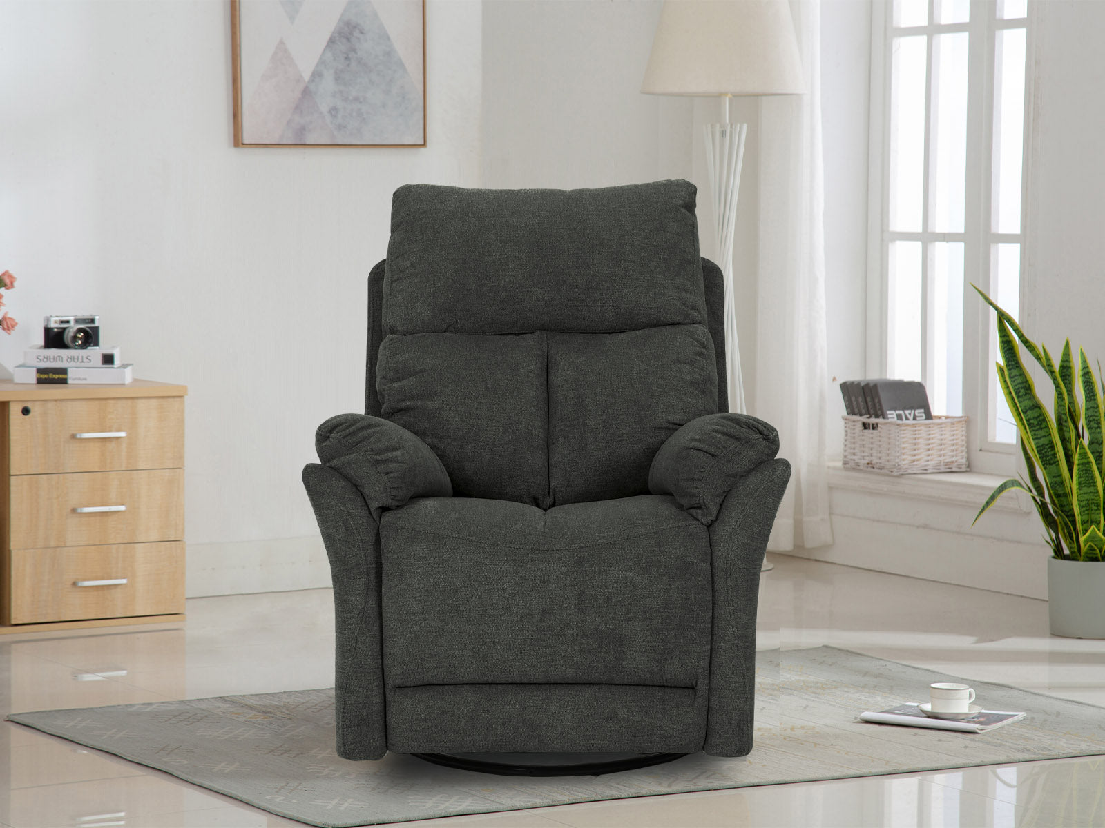 Recliner Santa Maria Glider Swivel #Color_DimGray"3220"